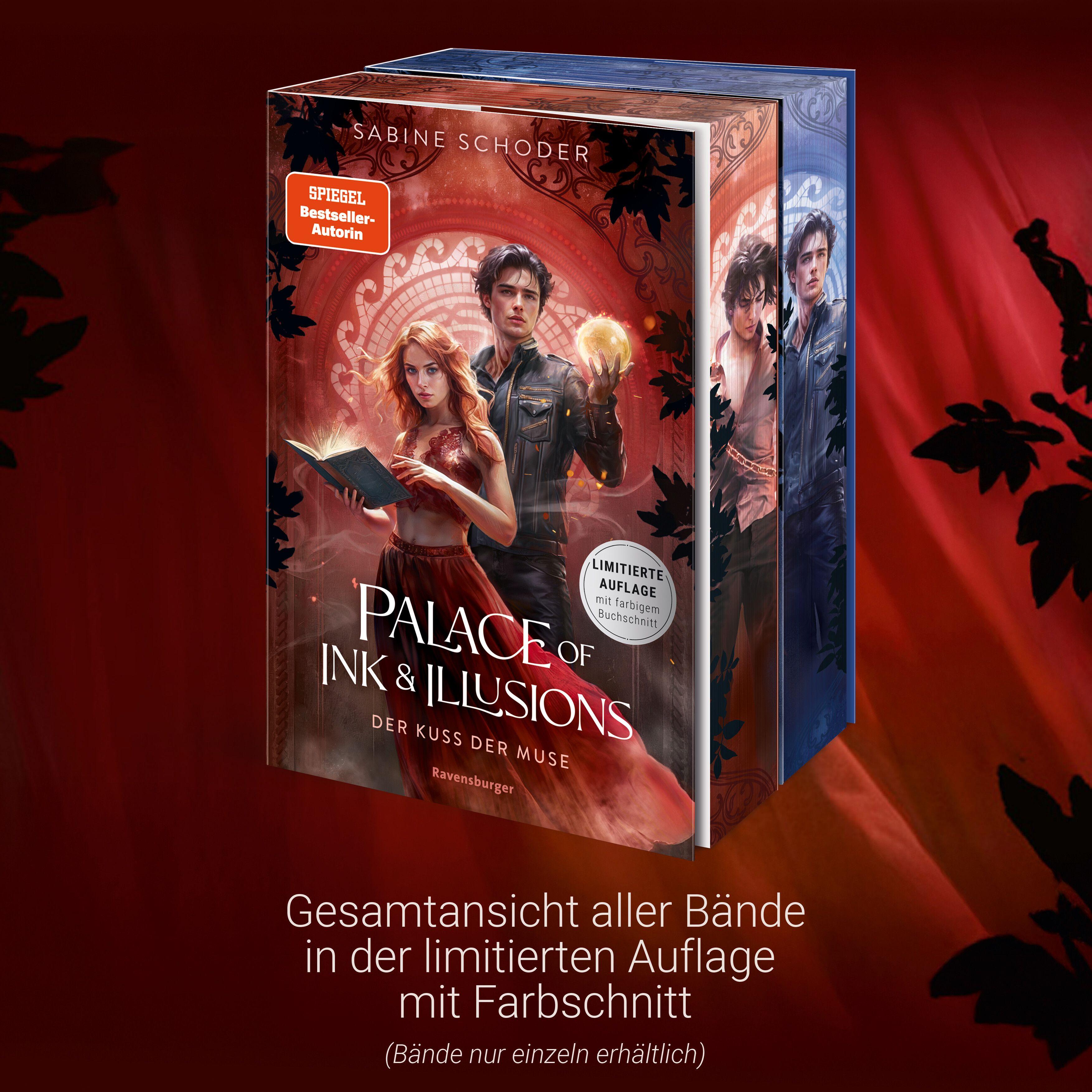 Beispielinhalt (Bild) Palace of Ink & Illusions, Band 2: Die Nacht des Verrats (Knisternde Romantasy von SPIEGEL-Bestsellerautorin Sabine Schoder)