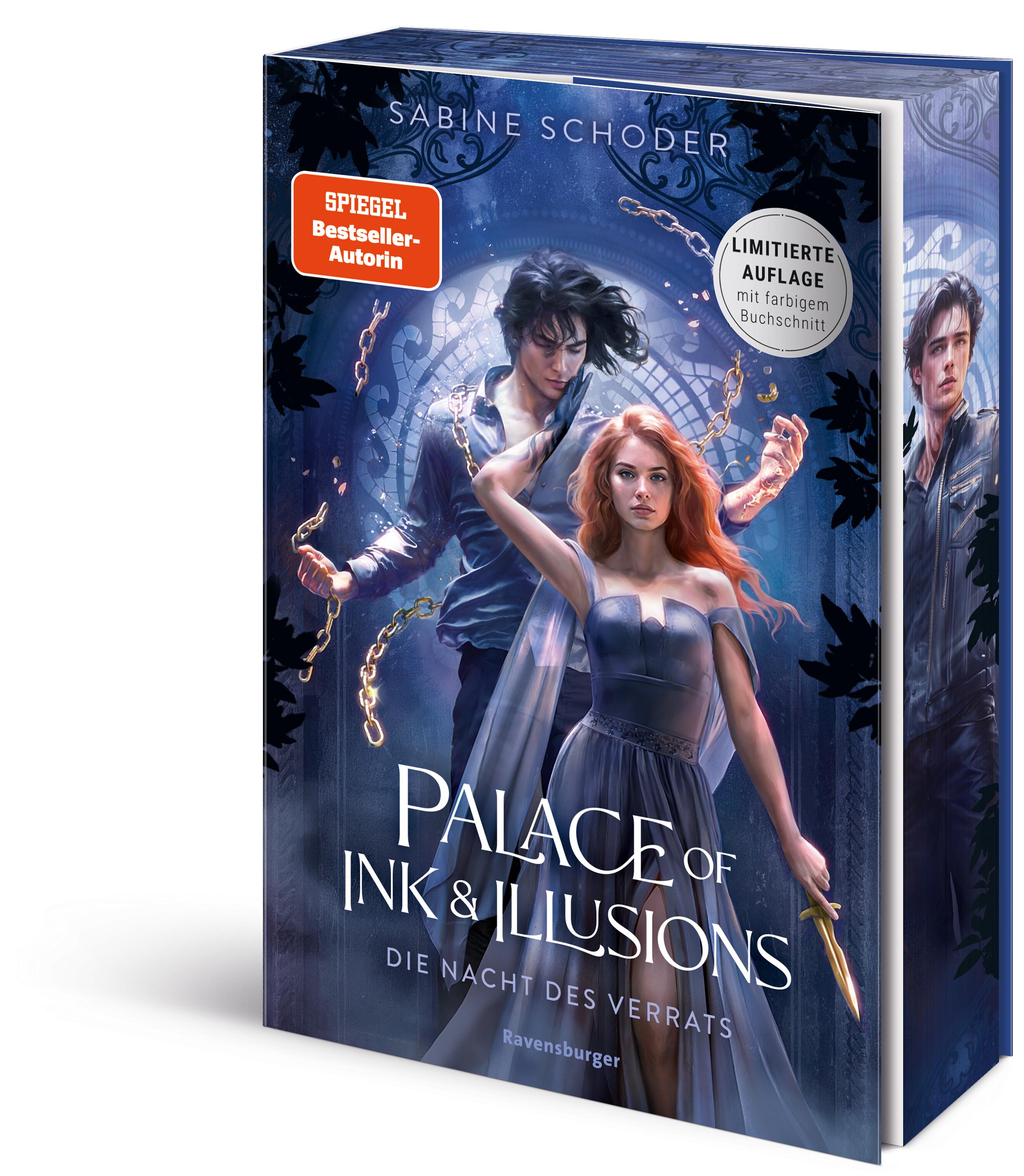 Vorderes Coverbild Palace of Ink & Illusions, Band 2: Die Nacht des Verrats (Knisternde Romantasy von SPIEGEL-Bestsellerautorin Sabine Schoder)