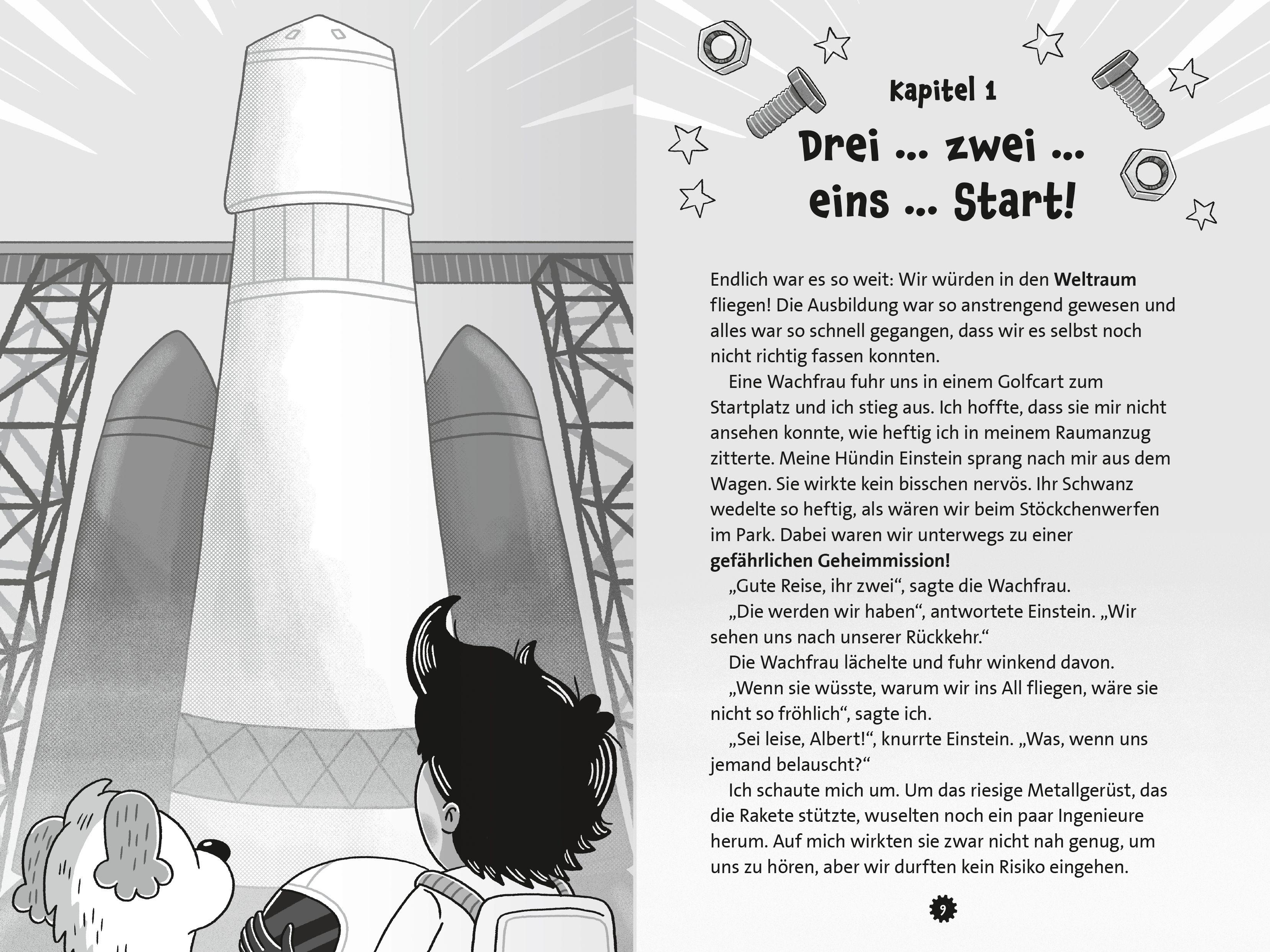 Beispielinhalt (Bild) Albert & Einstein, Band 2 - Der total verrückte Weltraum-Wahnsinn