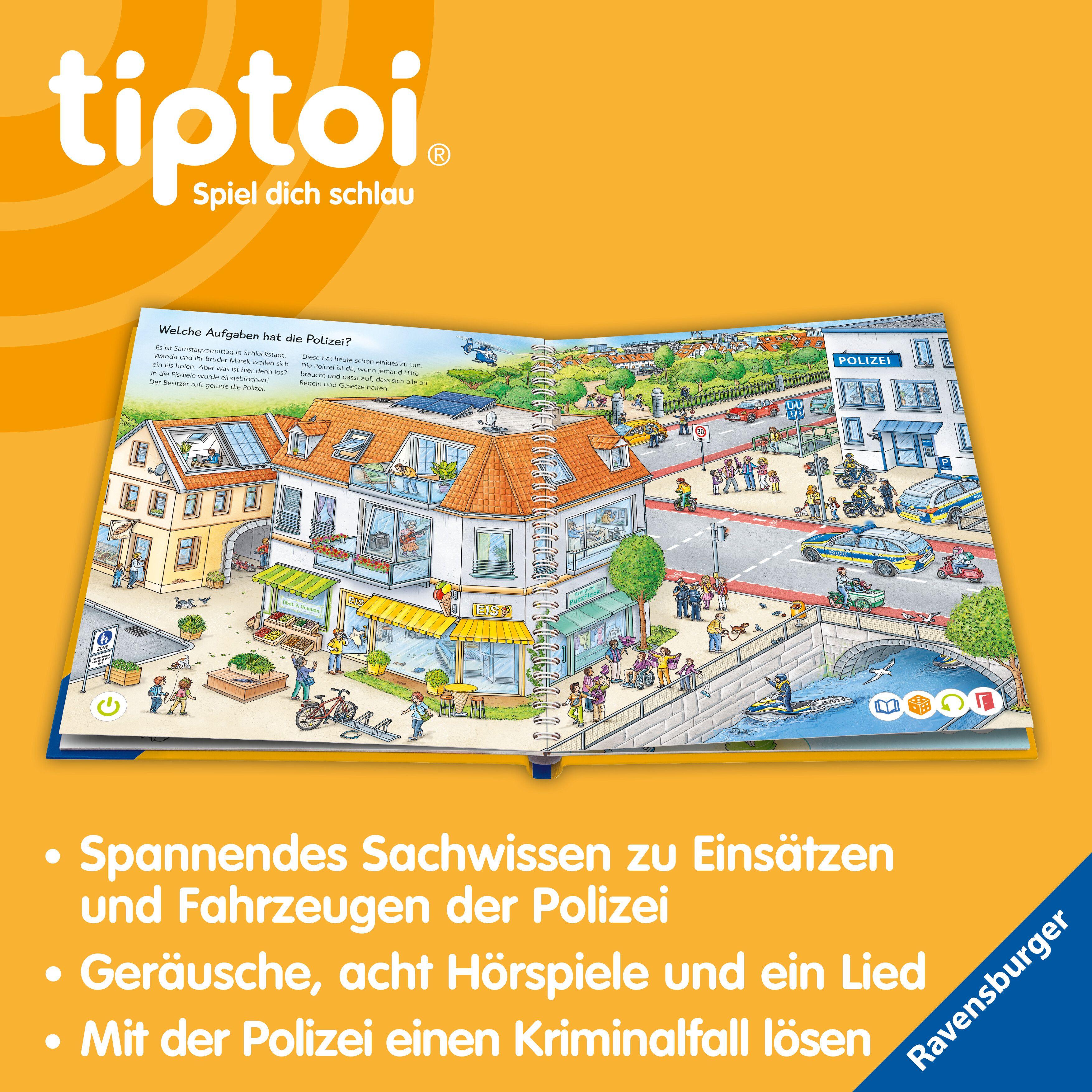 Beispielinhalt (Bild) tiptoi® Wieso? Weshalb? Warum? - Bei der Polizei