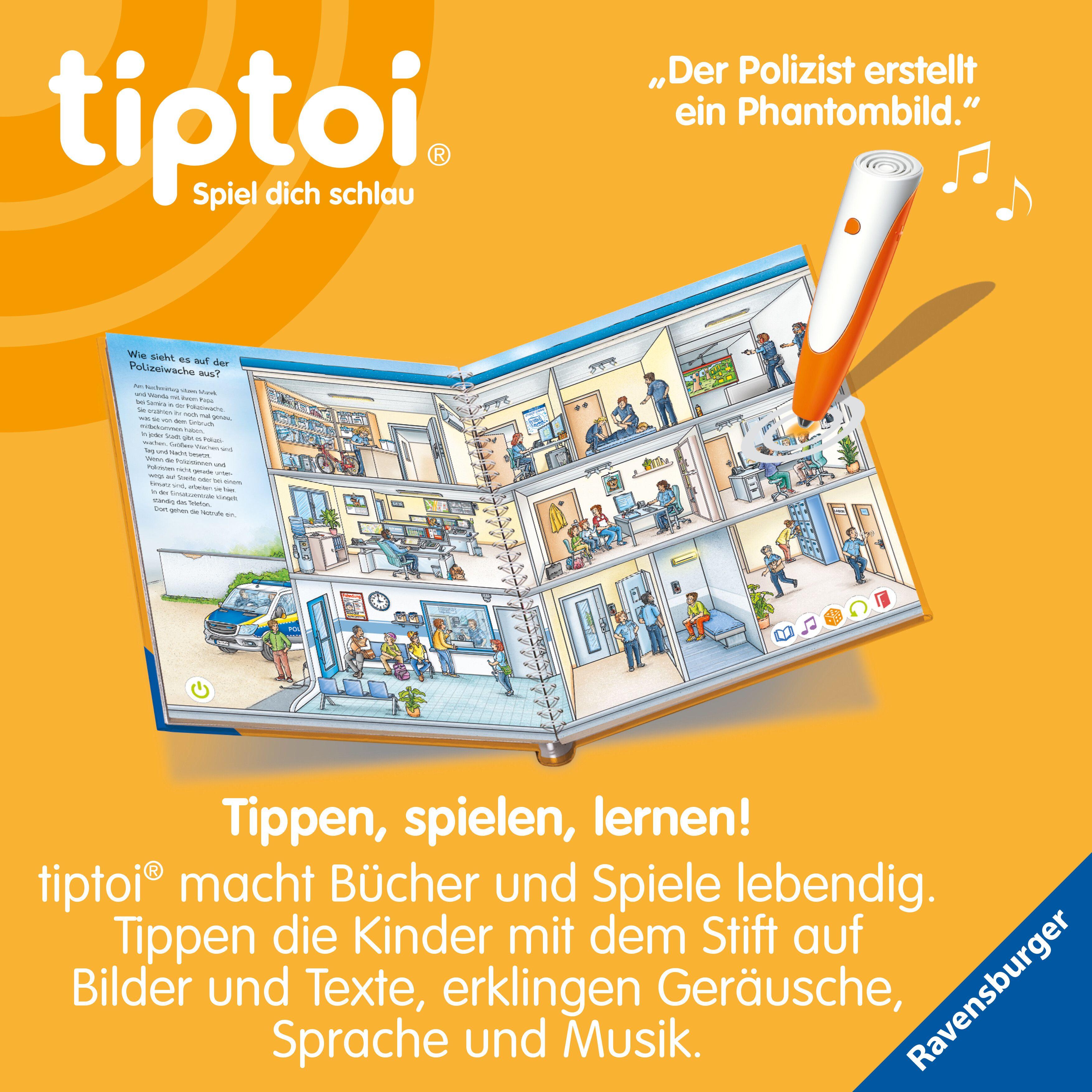 Beispielinhalt (Bild) tiptoi® Wieso? Weshalb? Warum? - Bei der Polizei