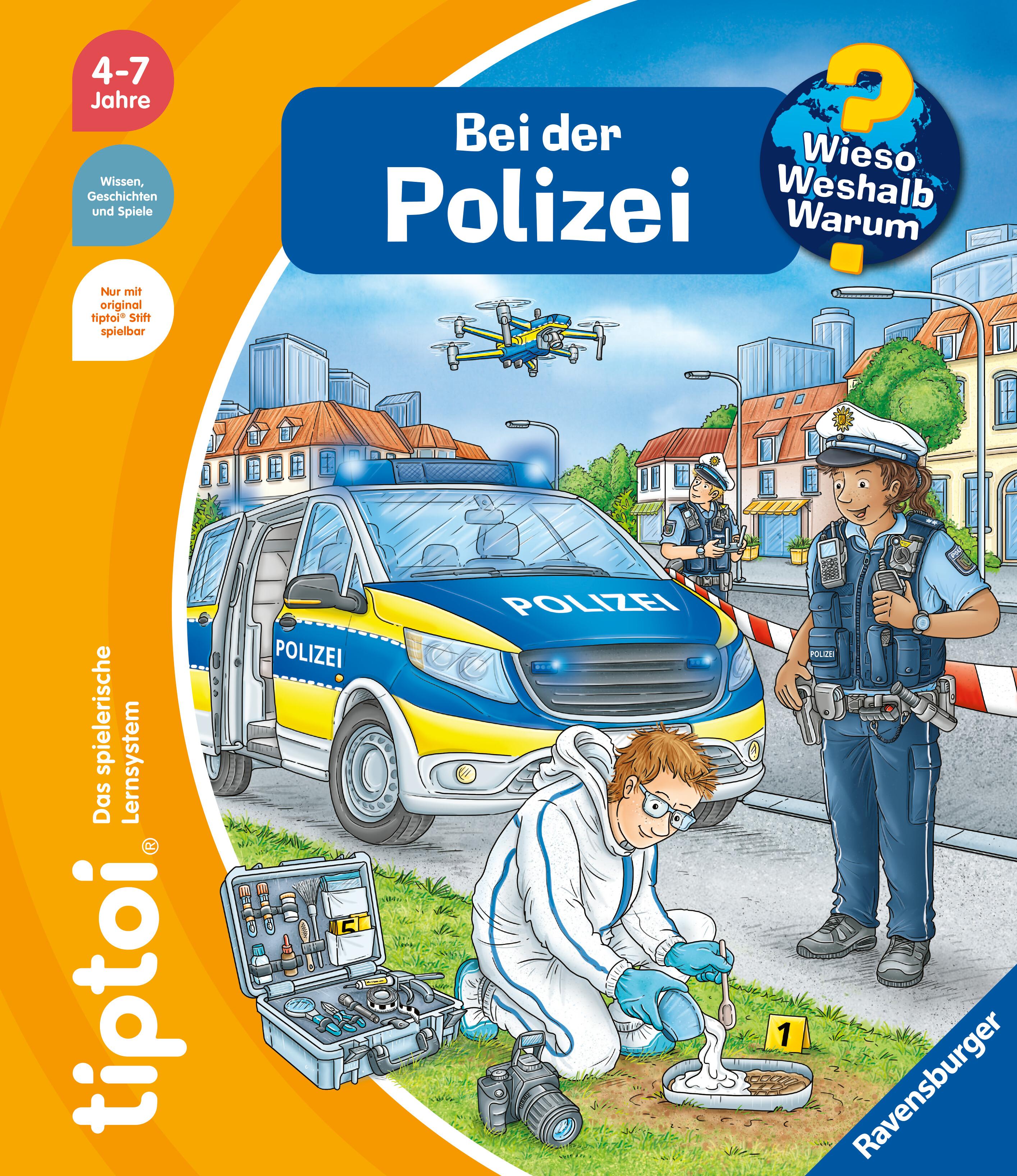 Vorderes Coverbild tiptoi® Wieso? Weshalb? Warum? - Bei der Polizei