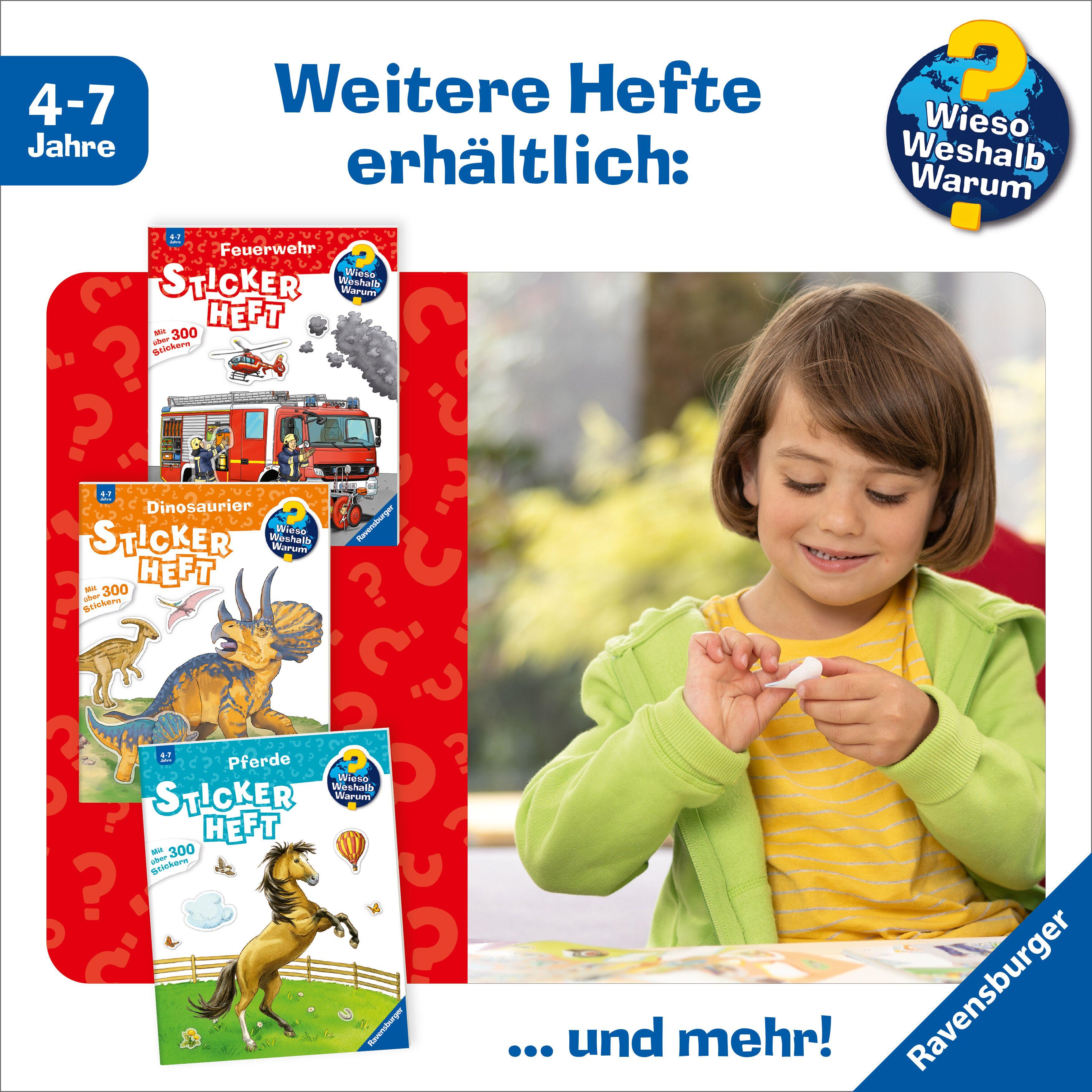 Beispielinhalt (Bild) Wieso? Weshalb? Warum? Stickerheft - Flugzeuge