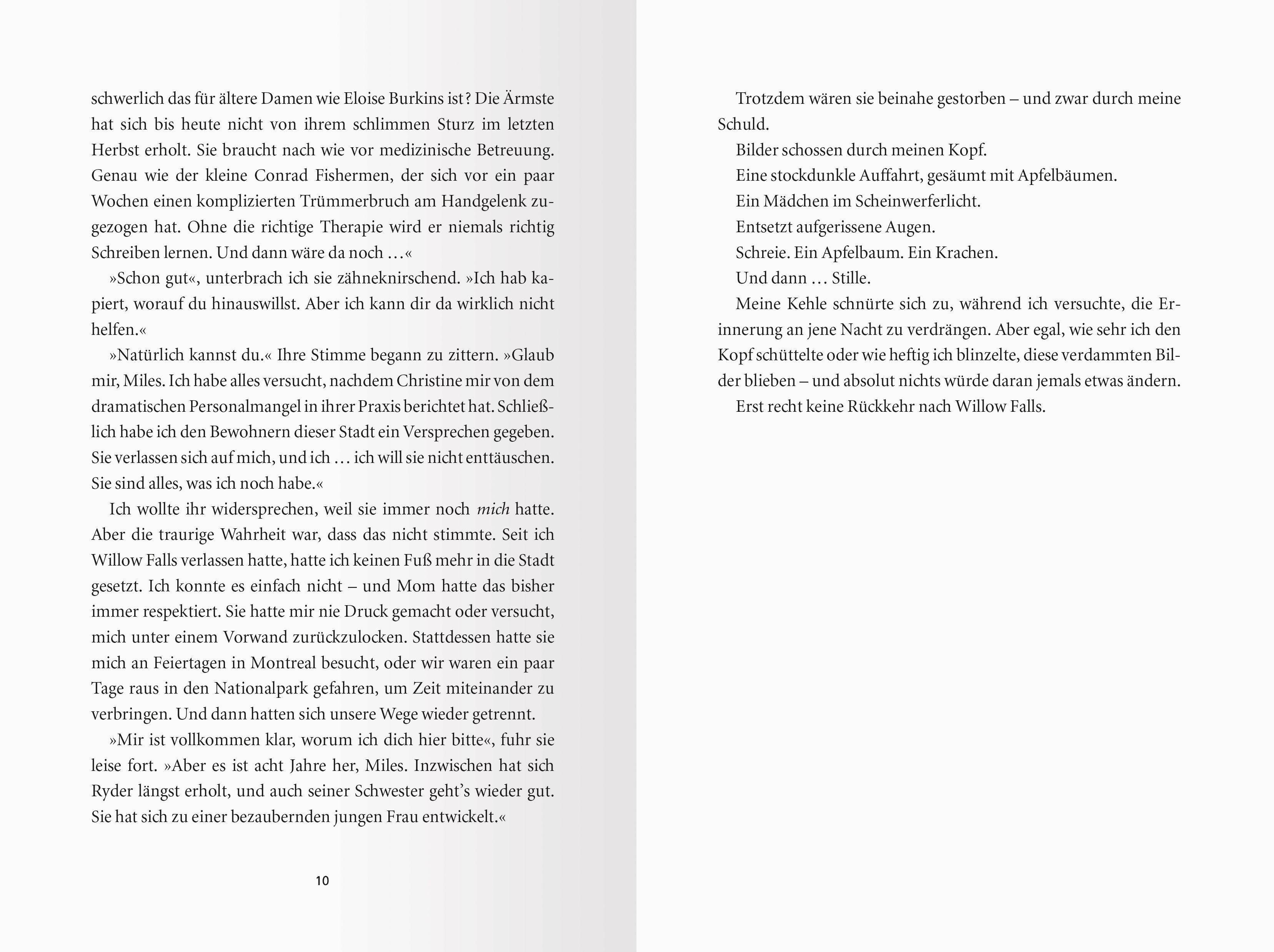 Beispielinhalt (Bild) Willow-Falls-Reihe, Band 2 - Stay With Me in Willow Falls