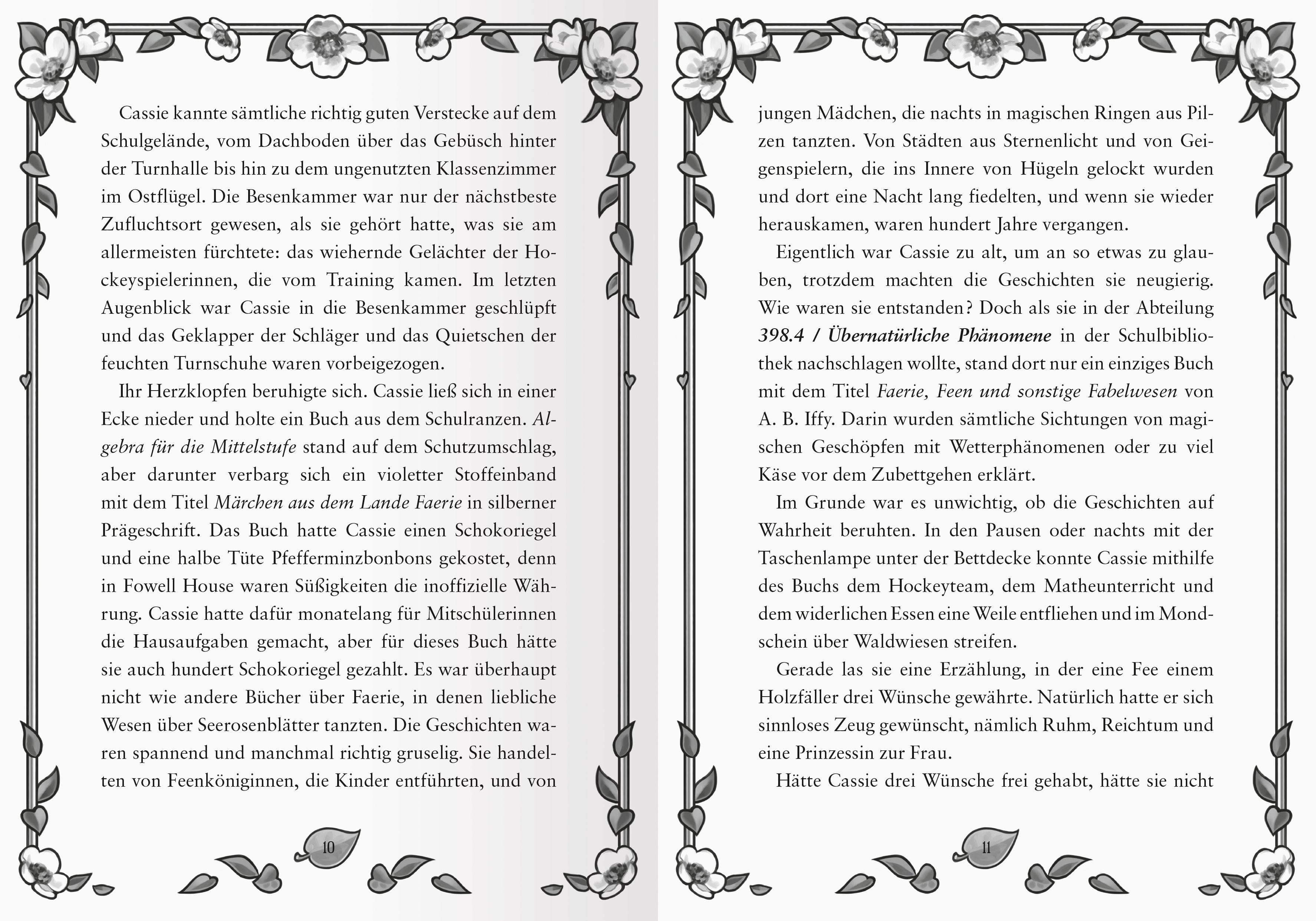 Beispielinhalt (Bild) Cassandra Morgan, Band 1 - Der goldene Schlüssel