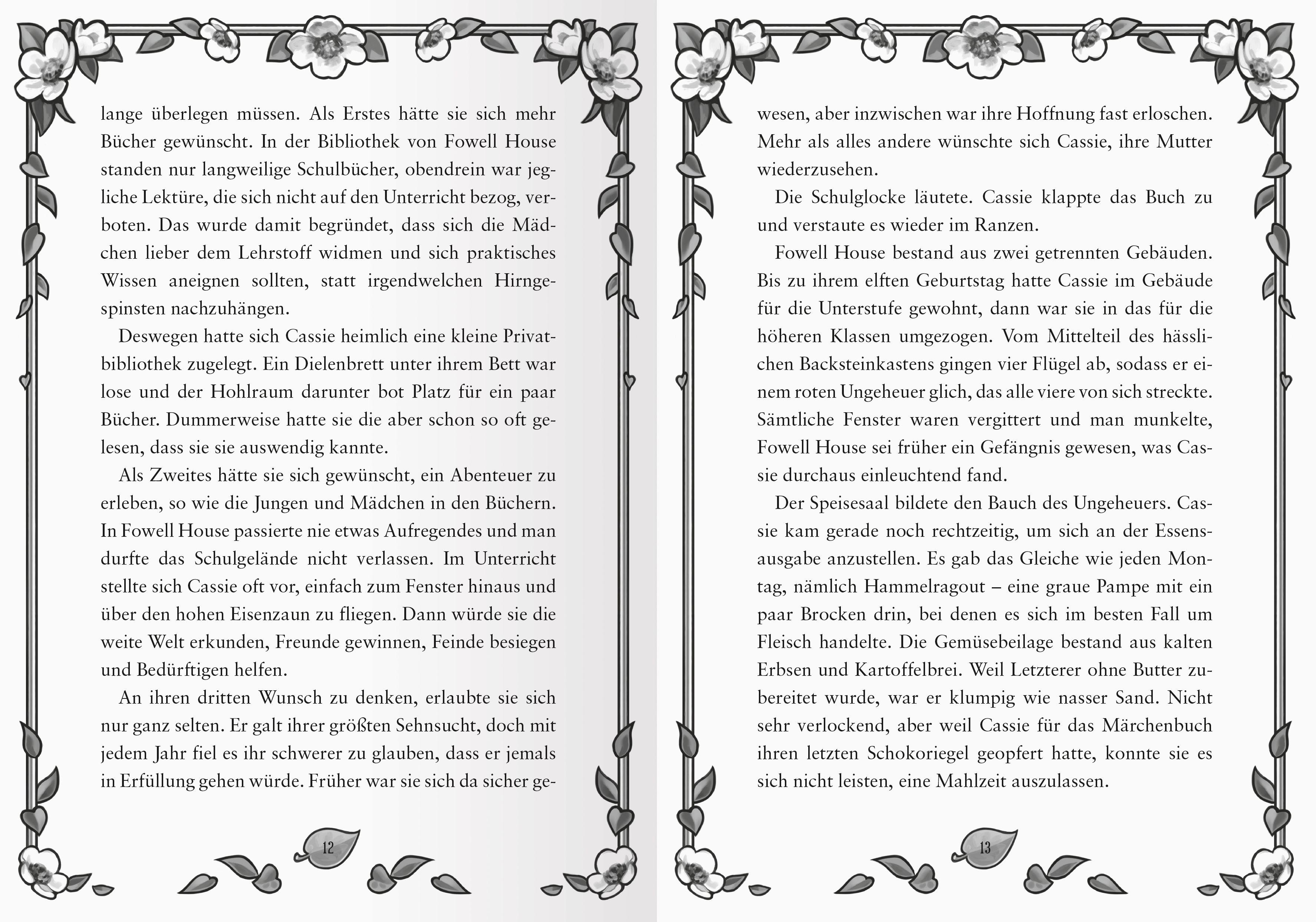 Beispielinhalt (Bild) Cassandra Morgan, Band 1 - Der goldene Schlüssel