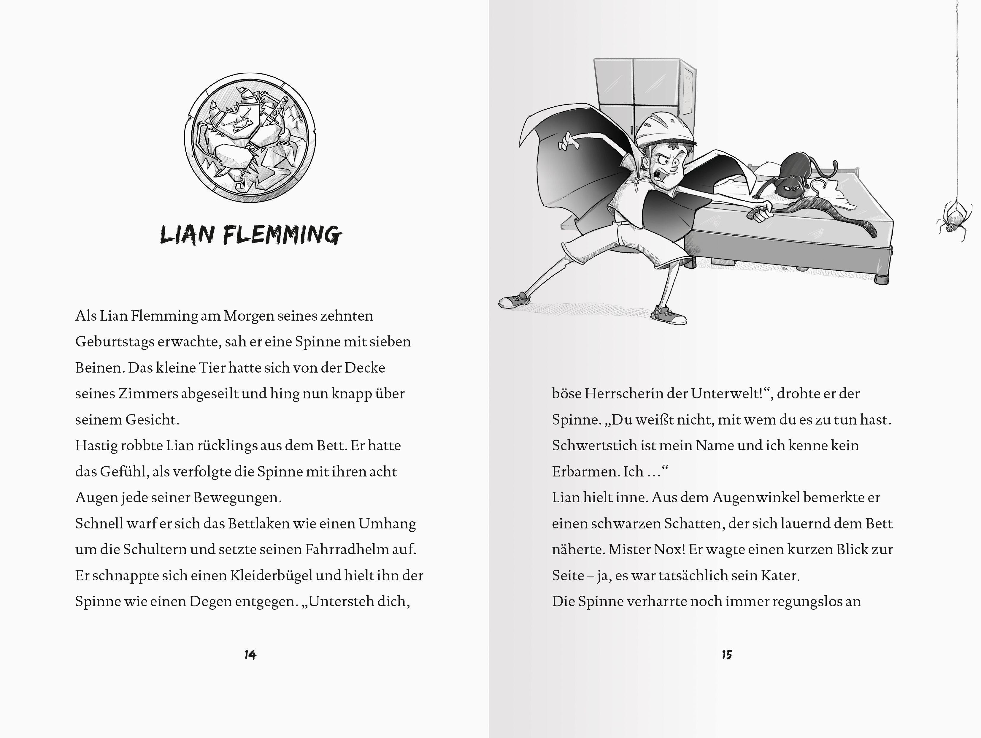 Beispielinhalt (Bild) Dragon Ninjas, Band 1 - Der Drache der Berge