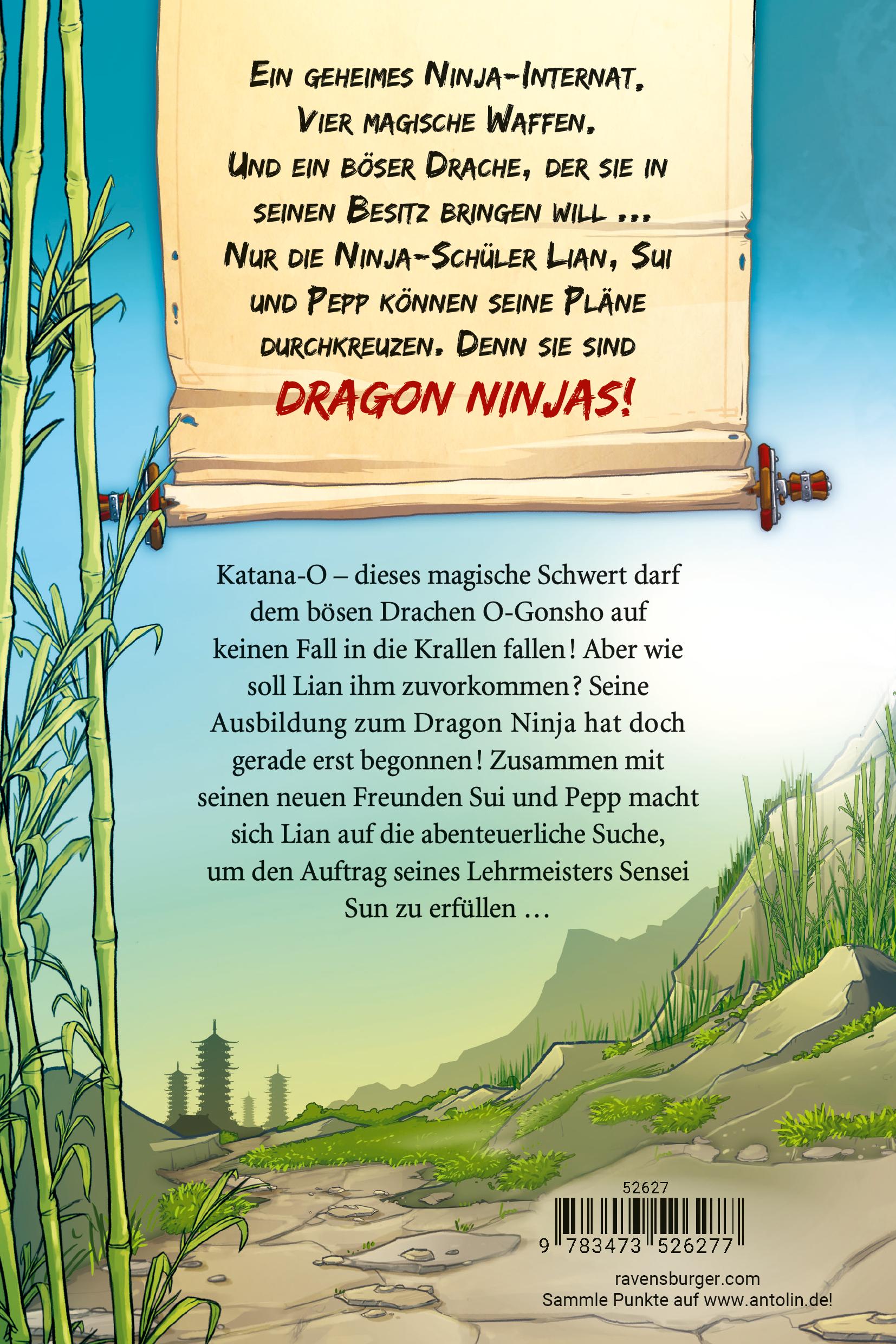 Rückseitencover Dragon Ninjas, Band 1 - Der Drache der Berge