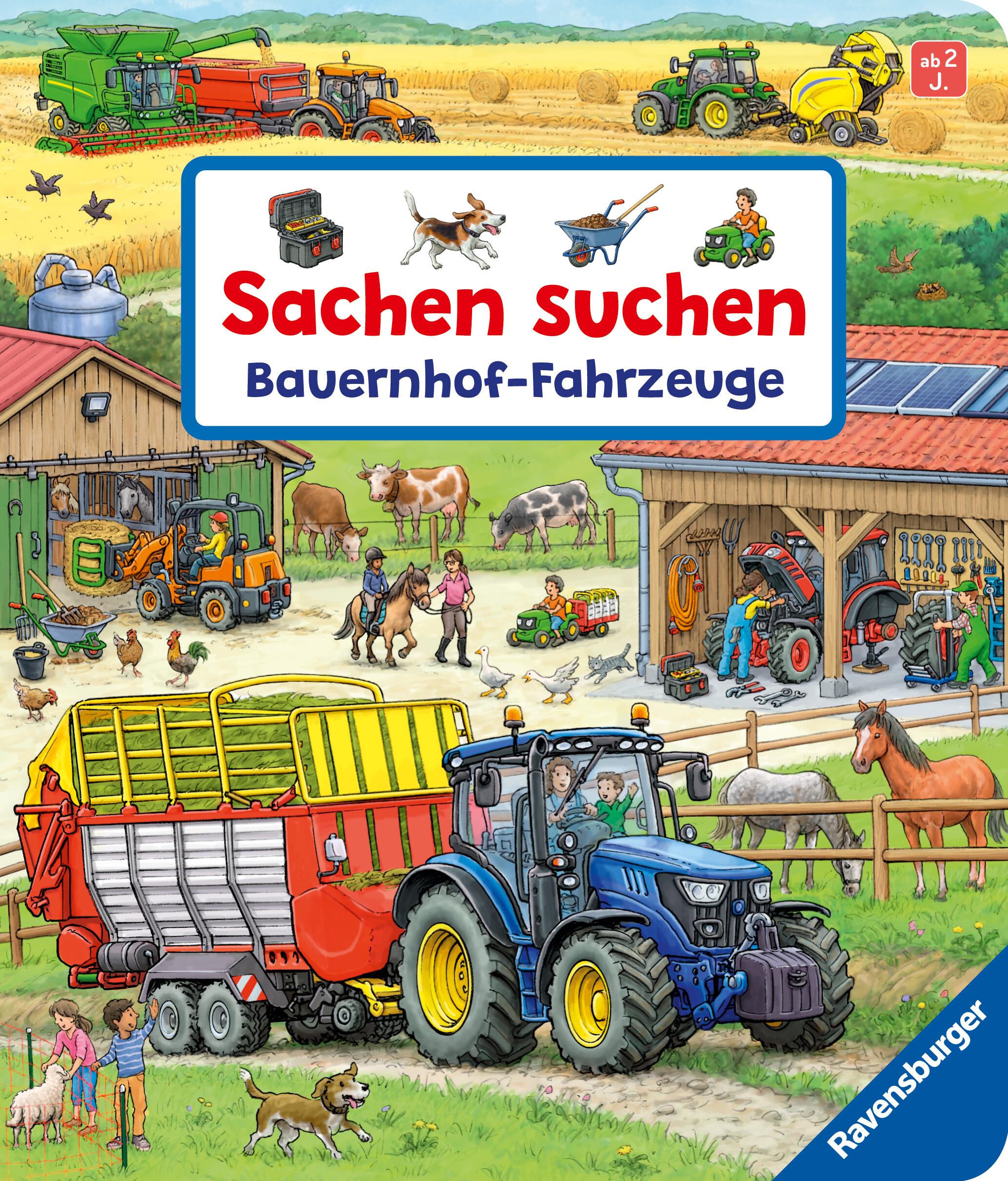 Vorderes Coverbild Sachen suchen - Bauernhof-Fahrzeuge