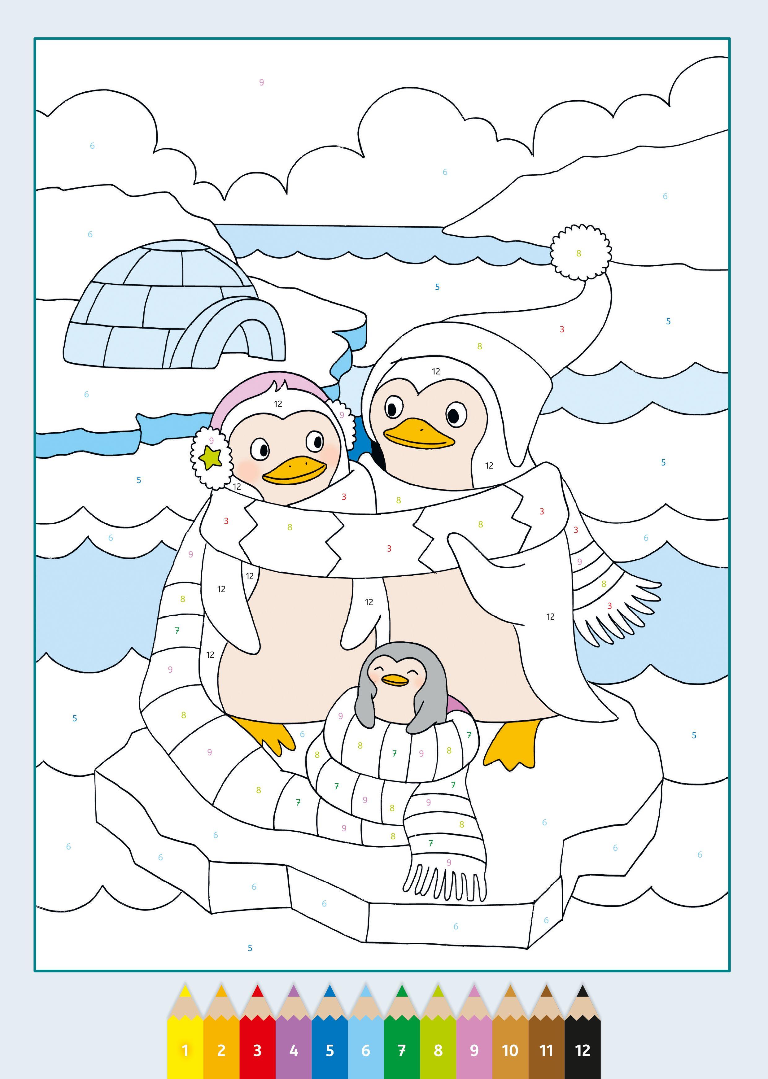 Beispielinhalt (Bild) CreArt Malen nach Zahlen - Weihnachten