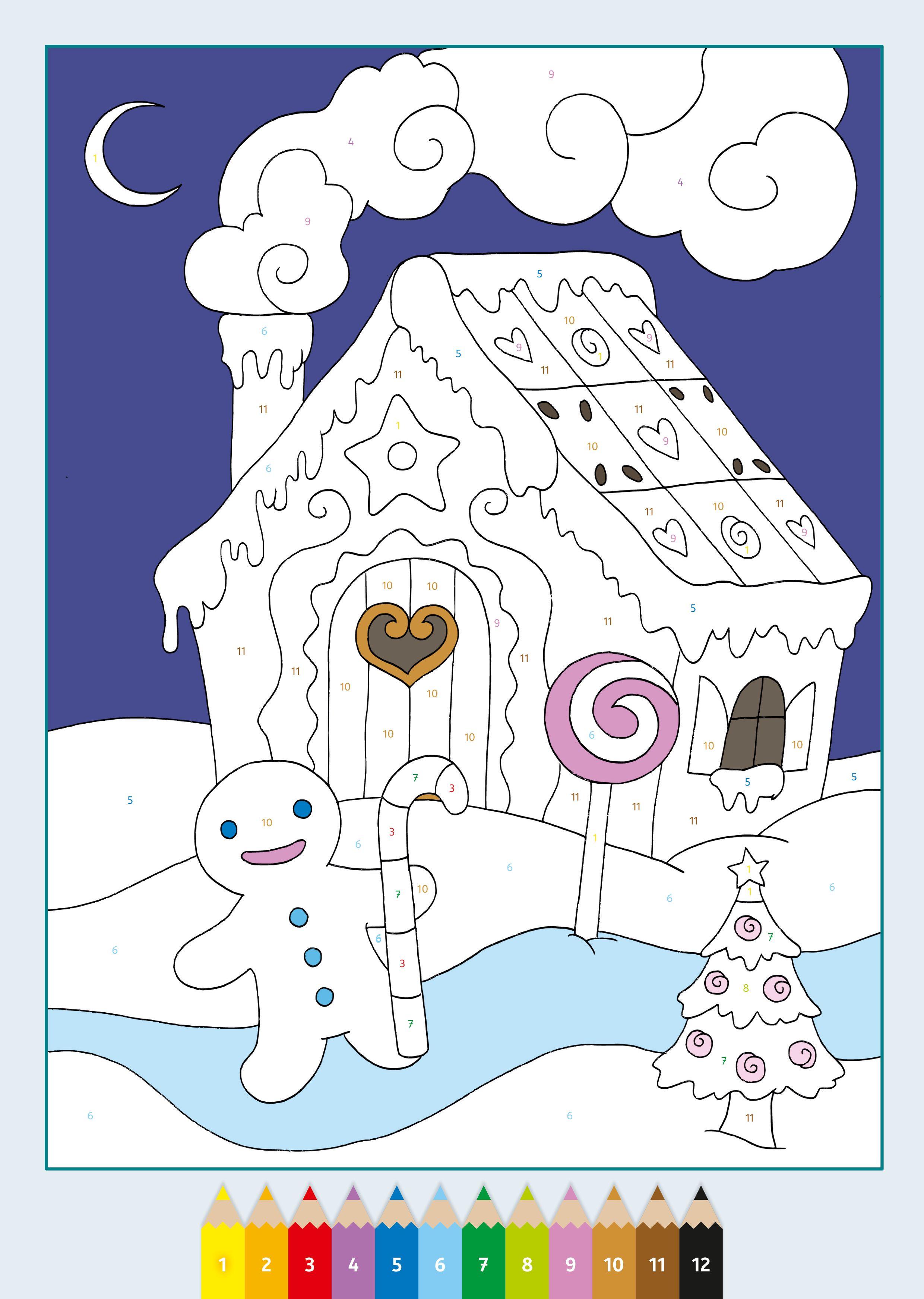 Beispielinhalt (Bild) CreArt Malen nach Zahlen - Weihnachten