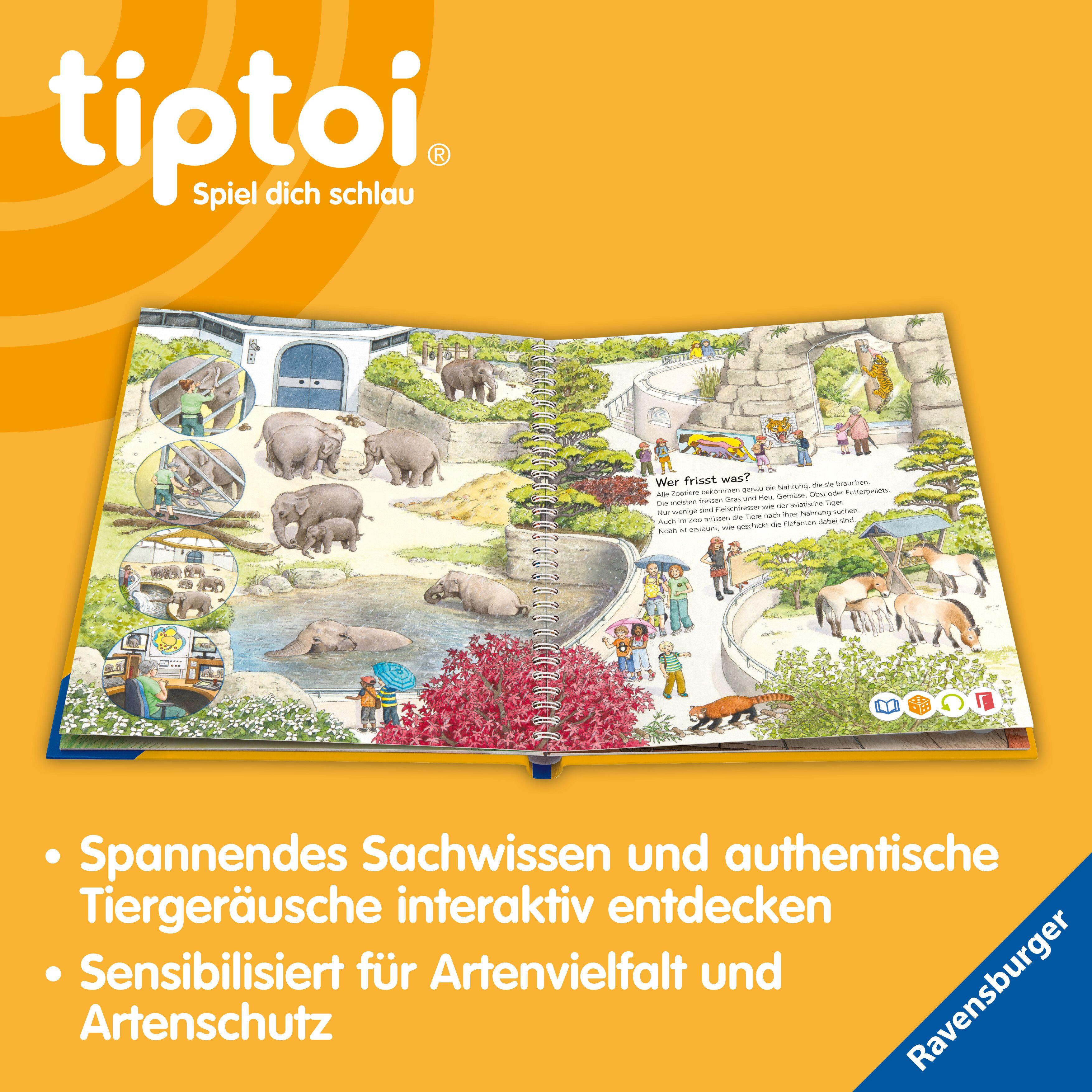 Beispielinhalt (Bild) tiptoi® Wieso? Weshalb? Warum? - Tiere im Zoo