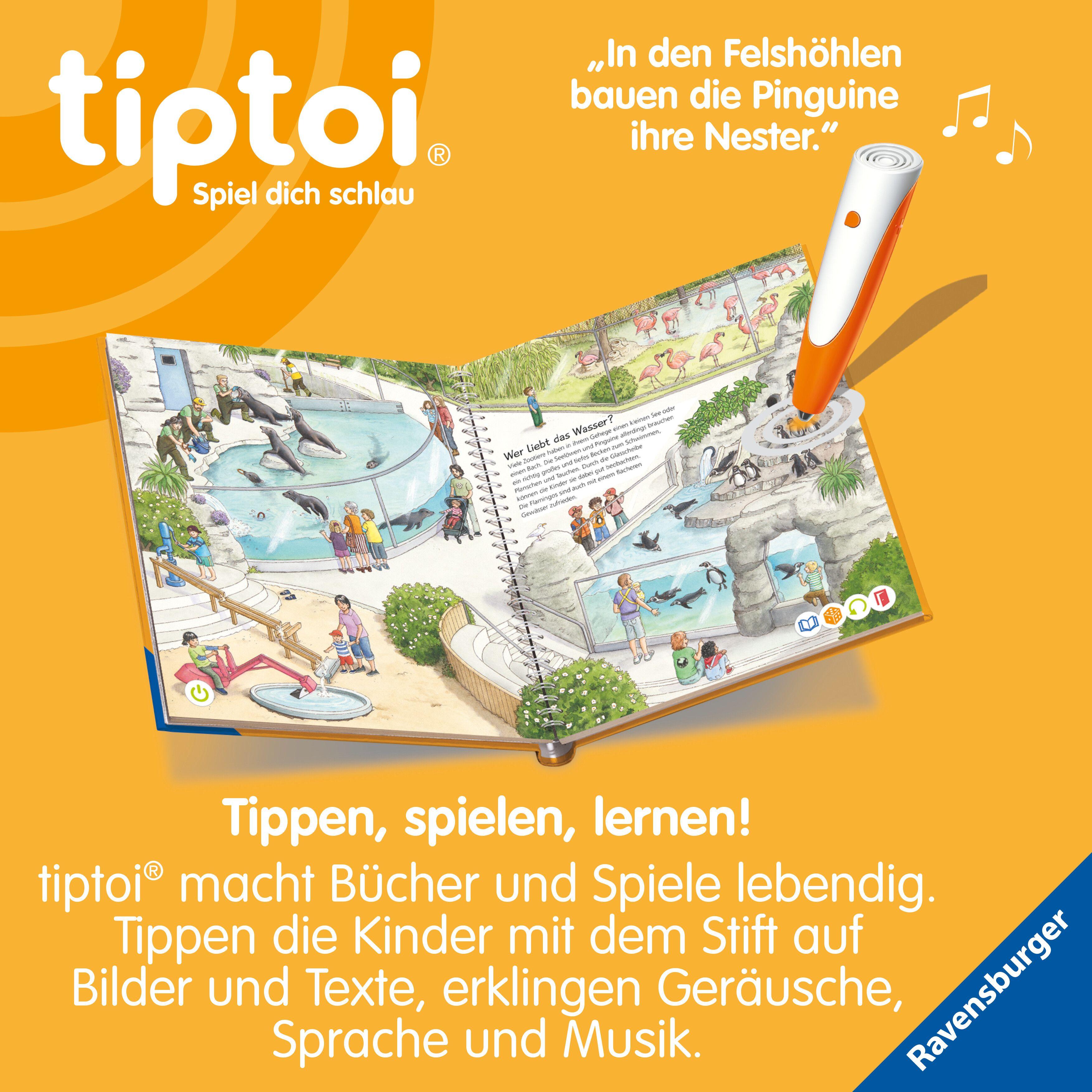 Beispielinhalt (Bild) tiptoi® Wieso? Weshalb? Warum? - Tiere im Zoo