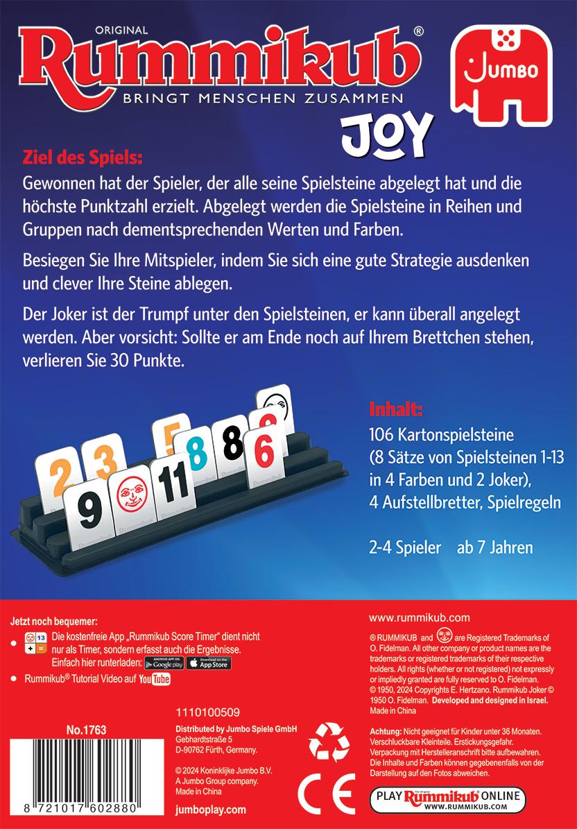Beispielinhalt (Bild) Original Rummikub - Joy