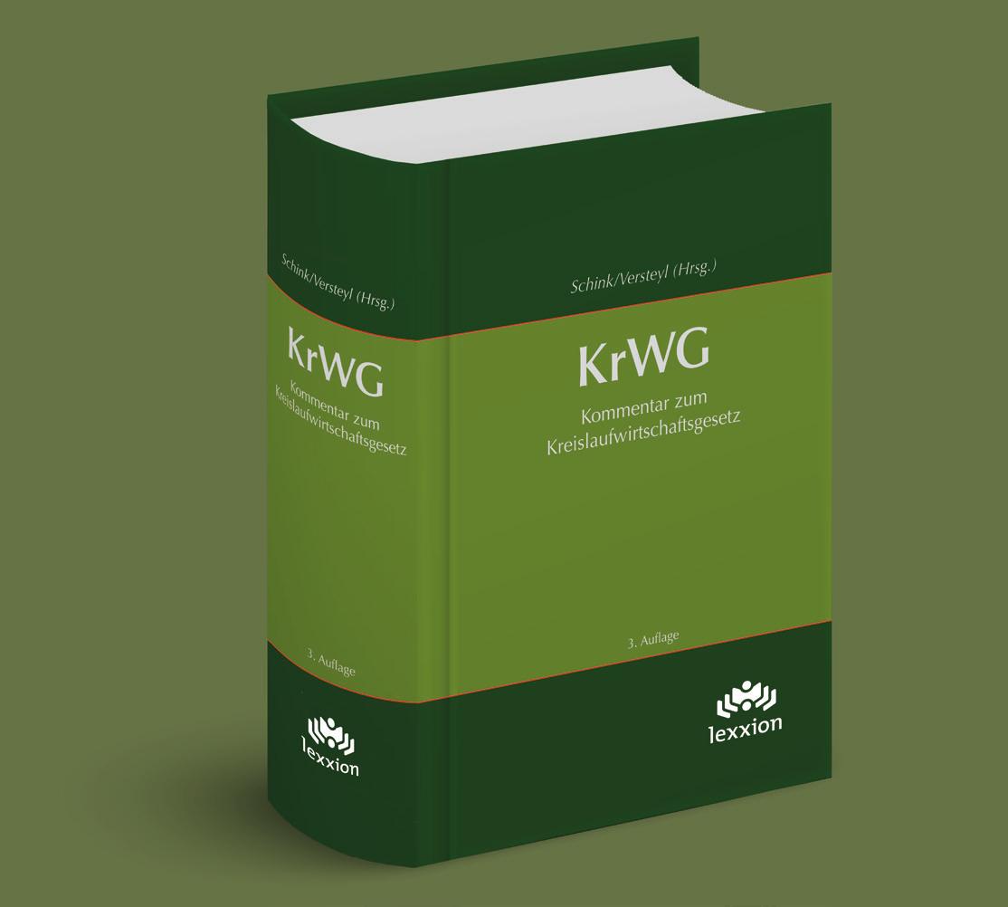 Vorderes Coverbild KrWG - Kommentar zum Kreislaufwirtschaftsgesetz