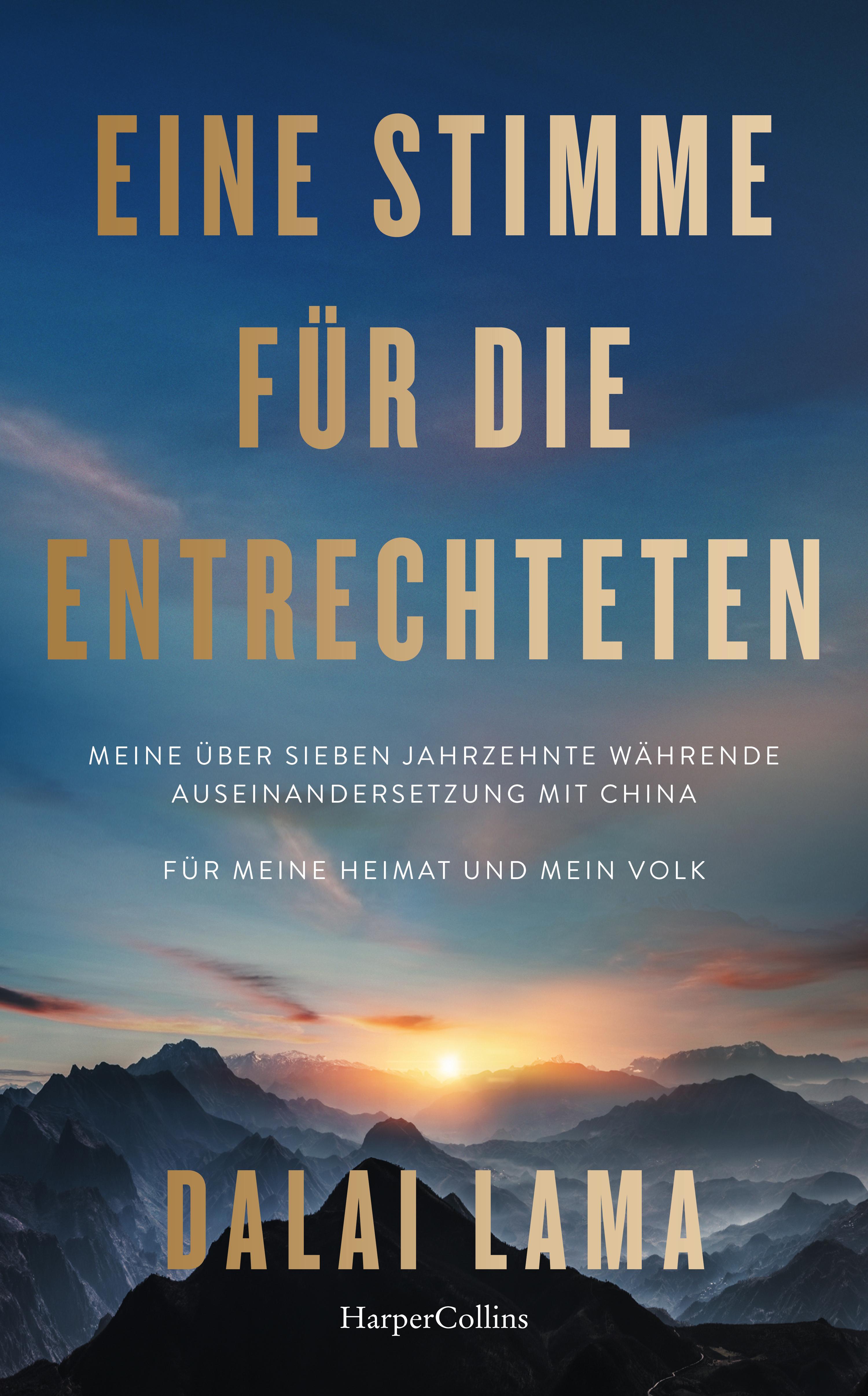 Vorderes Coverbild Eine Stimme für die Entrechteten. Meine über sieben Jahrzehnte währende Auseinandersetzung mit China | Für meine Heimat und mein Volk