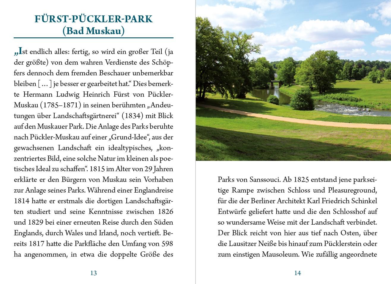 Beispielinhalt (Bild) Das kleine Buch der Sächsischen Schlossgärten