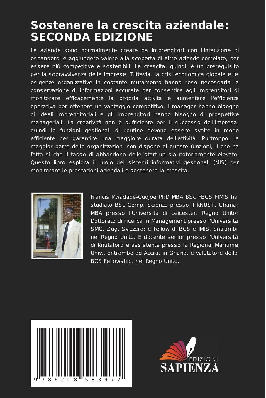 Rückseitencover Sostenere la crescita aziendale: SECONDA EDIZIONE