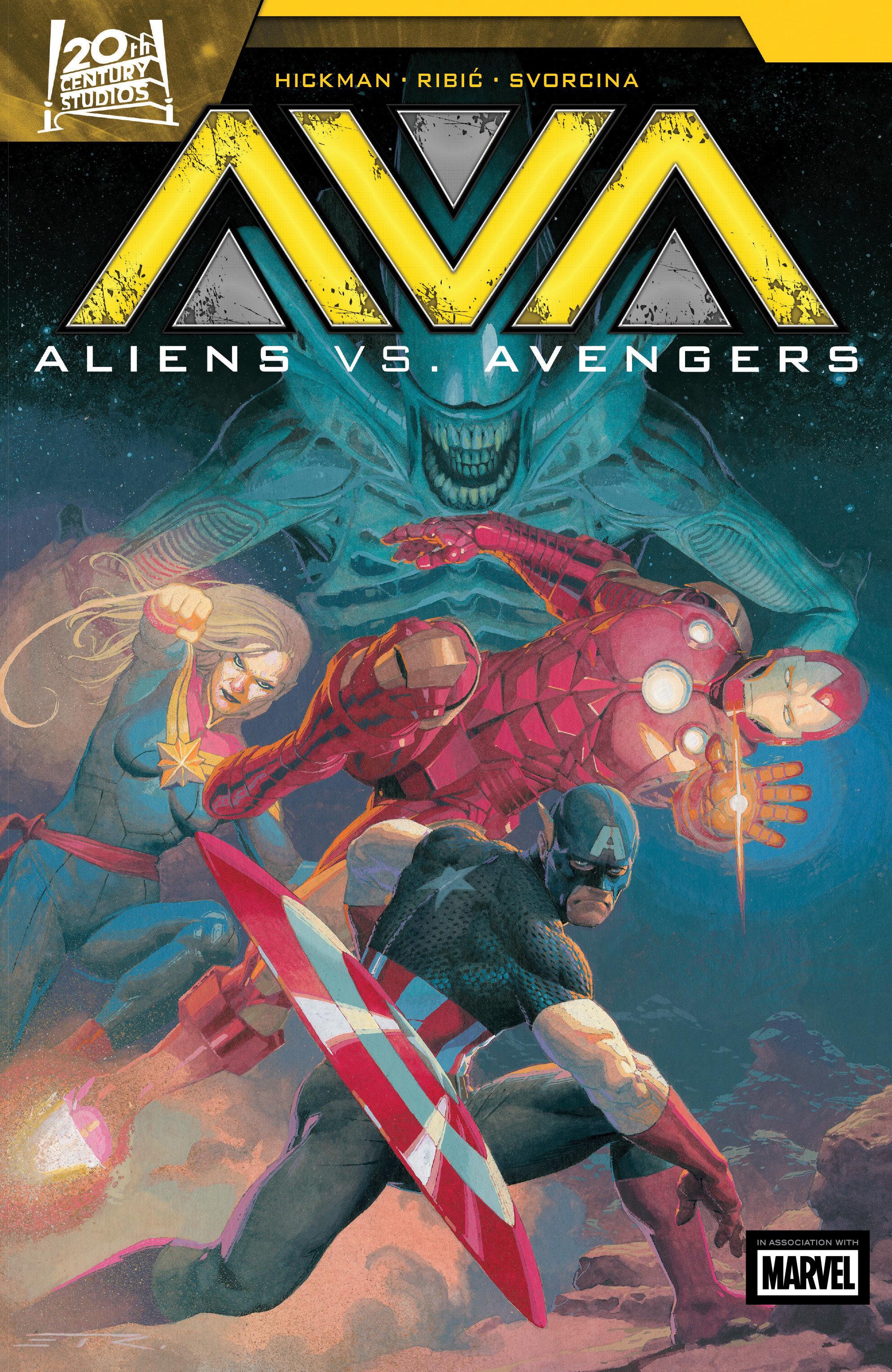 Vorderes Coverbild Aliens vs. Avengers
