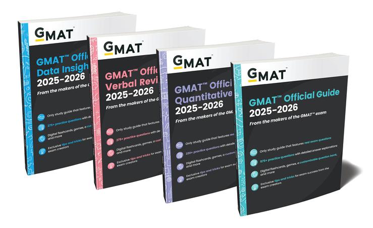 Vorderes Coverbild GMAT Official Guide 2025-2026 Bundle: Books + Online Question Bank