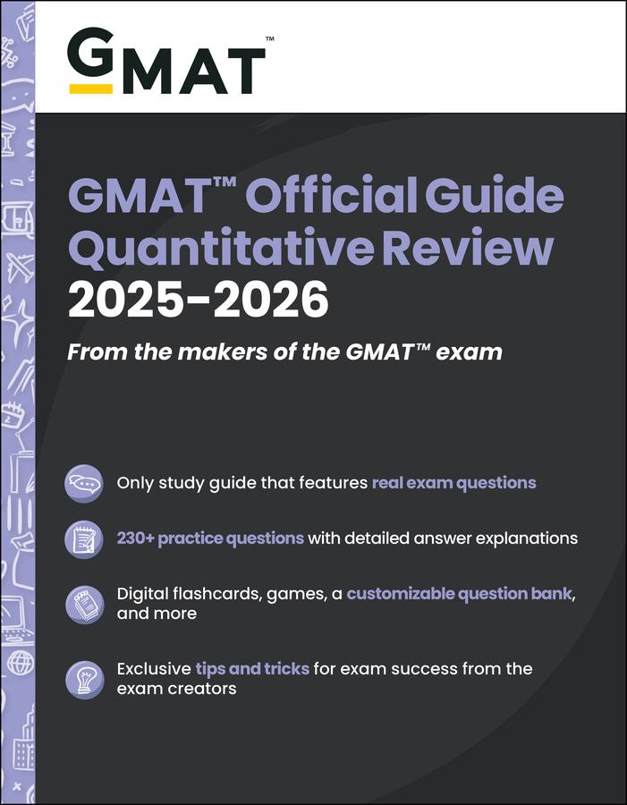 Vorderes Coverbild GMAT Official Guide Quantitative Review 2025-2026
