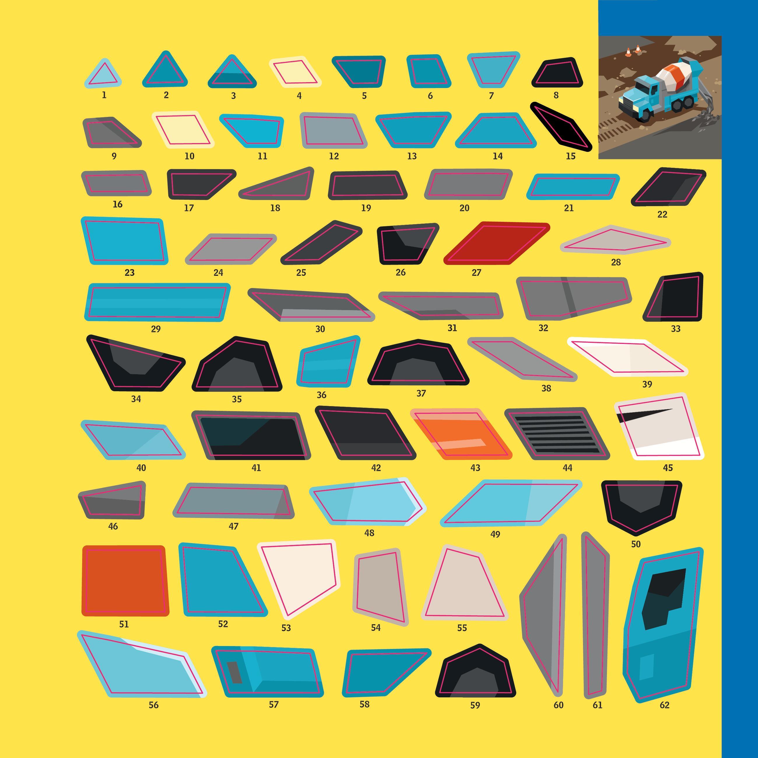 Beispielinhalt (Bild) Paint by Sticker Kids: Trucks, Trains & More