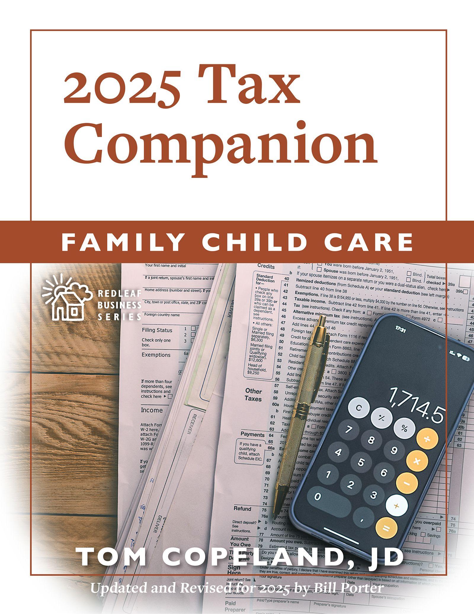 Vorderes Coverbild Family Child Care 2025 Tax Companion
