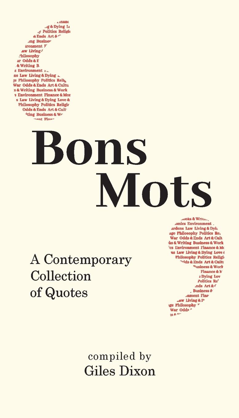 Vorderes Coverbild Bons Mots