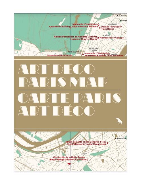 Vorderes Coverbild Art Deco Paris Map