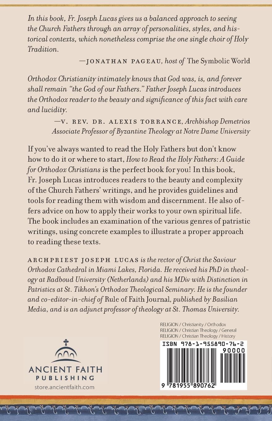 Rückseitencover How to Read the Holy Fathers
