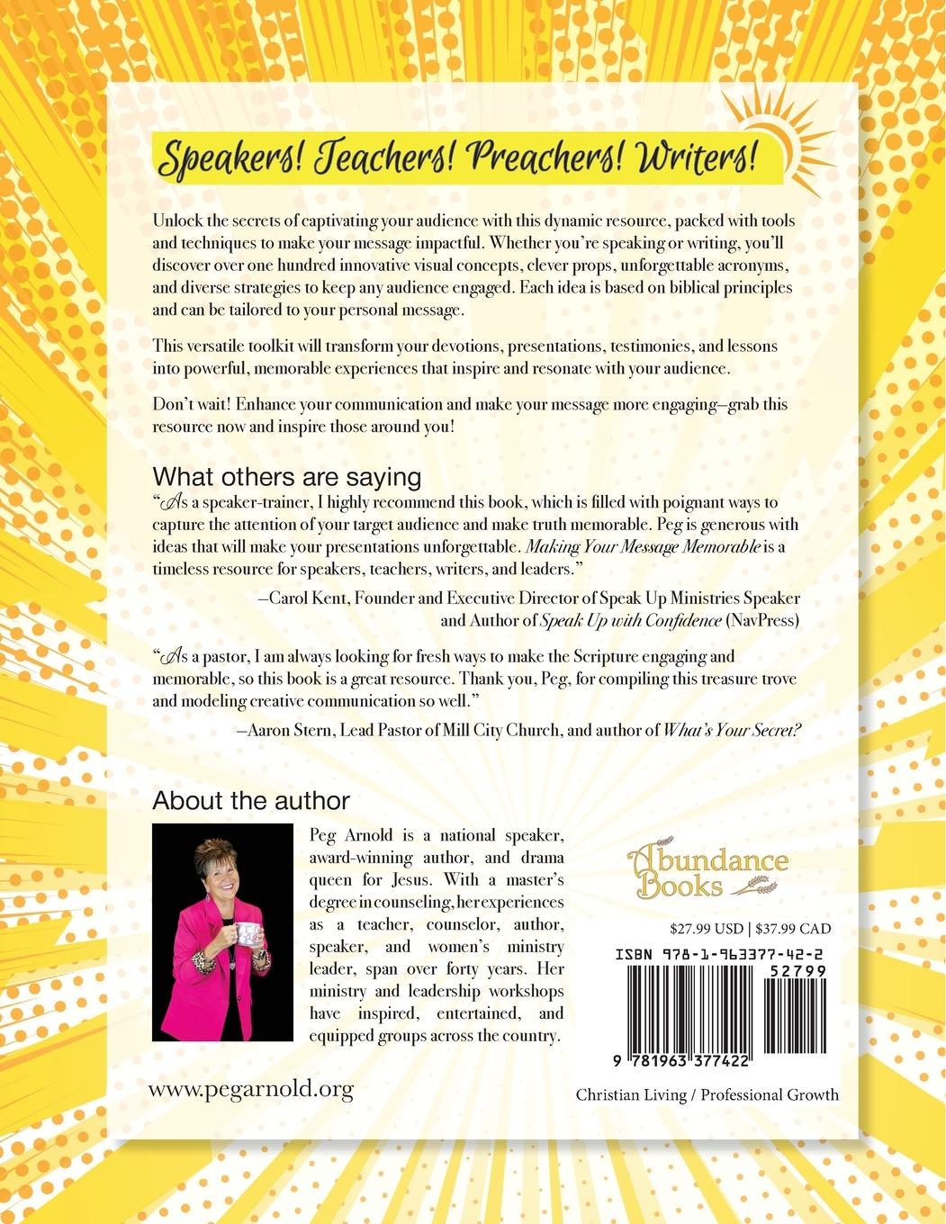 Rückseitencover Making Your Message Memorable