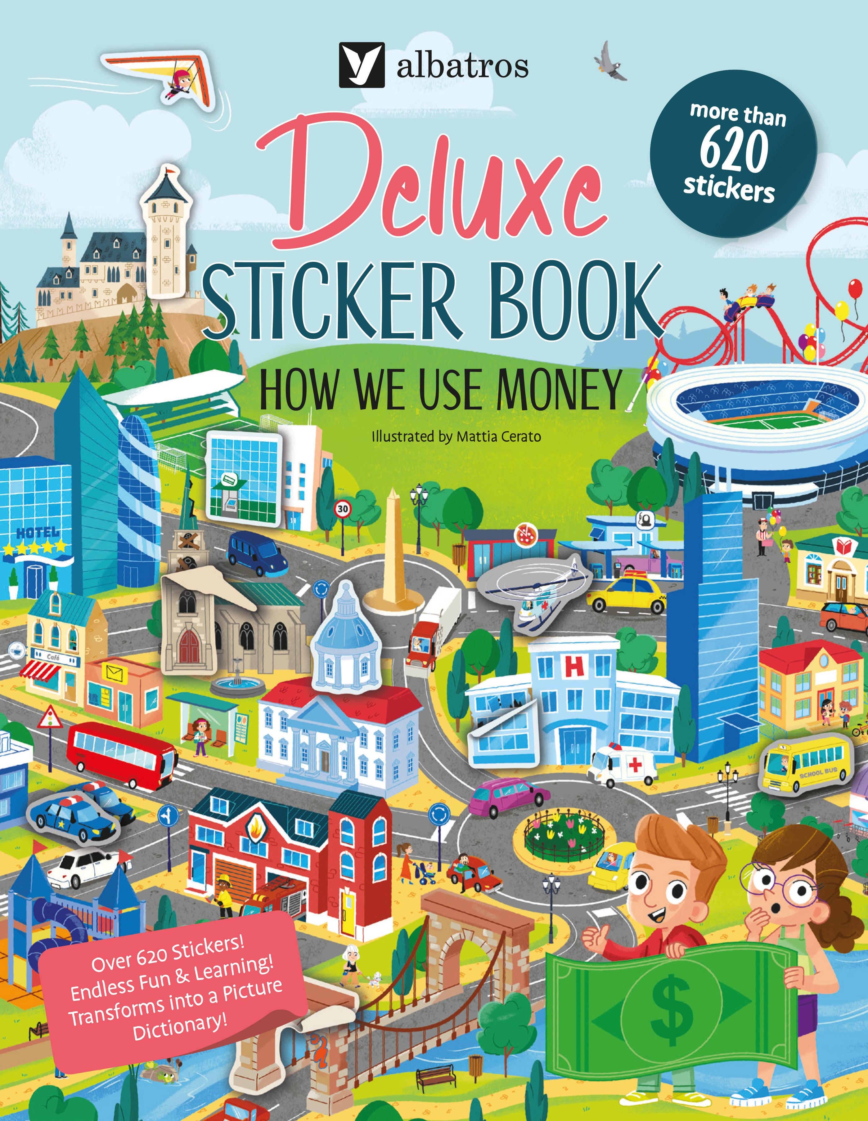 Vorderes Coverbild Deluxe Sticker Book: How We Use Money