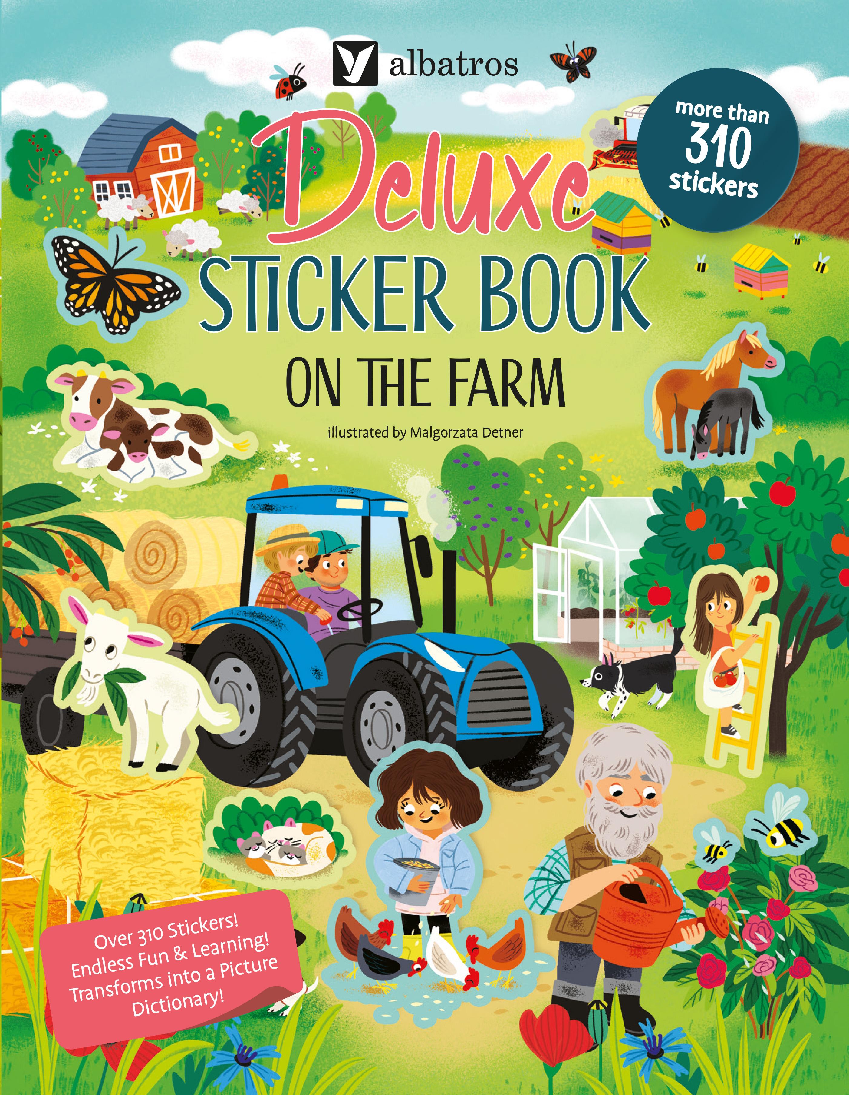 Vorderes Coverbild Deluxe Sticker Book: On the Farm