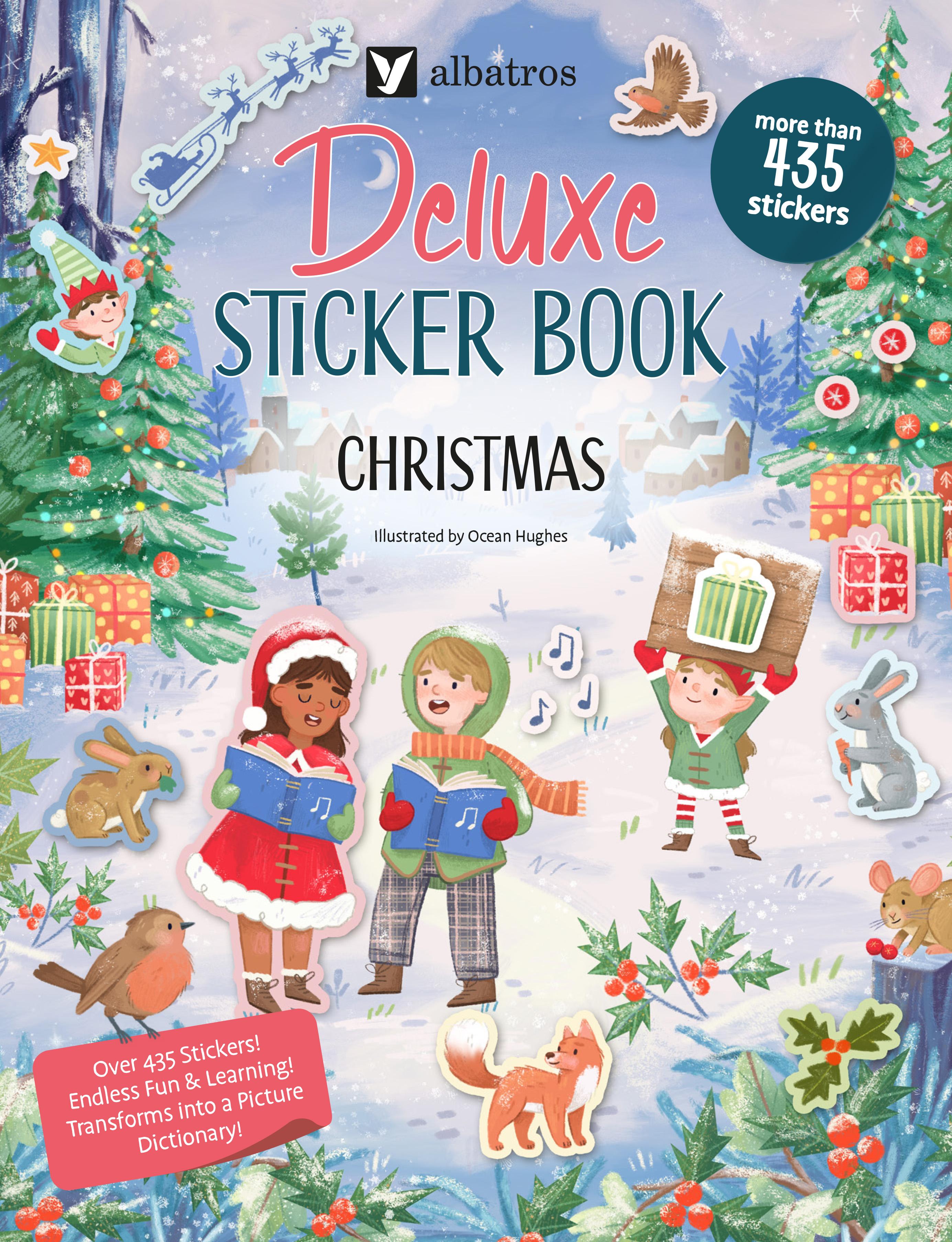 Vorderes Coverbild Deluxe Sticker Book: Christmas
