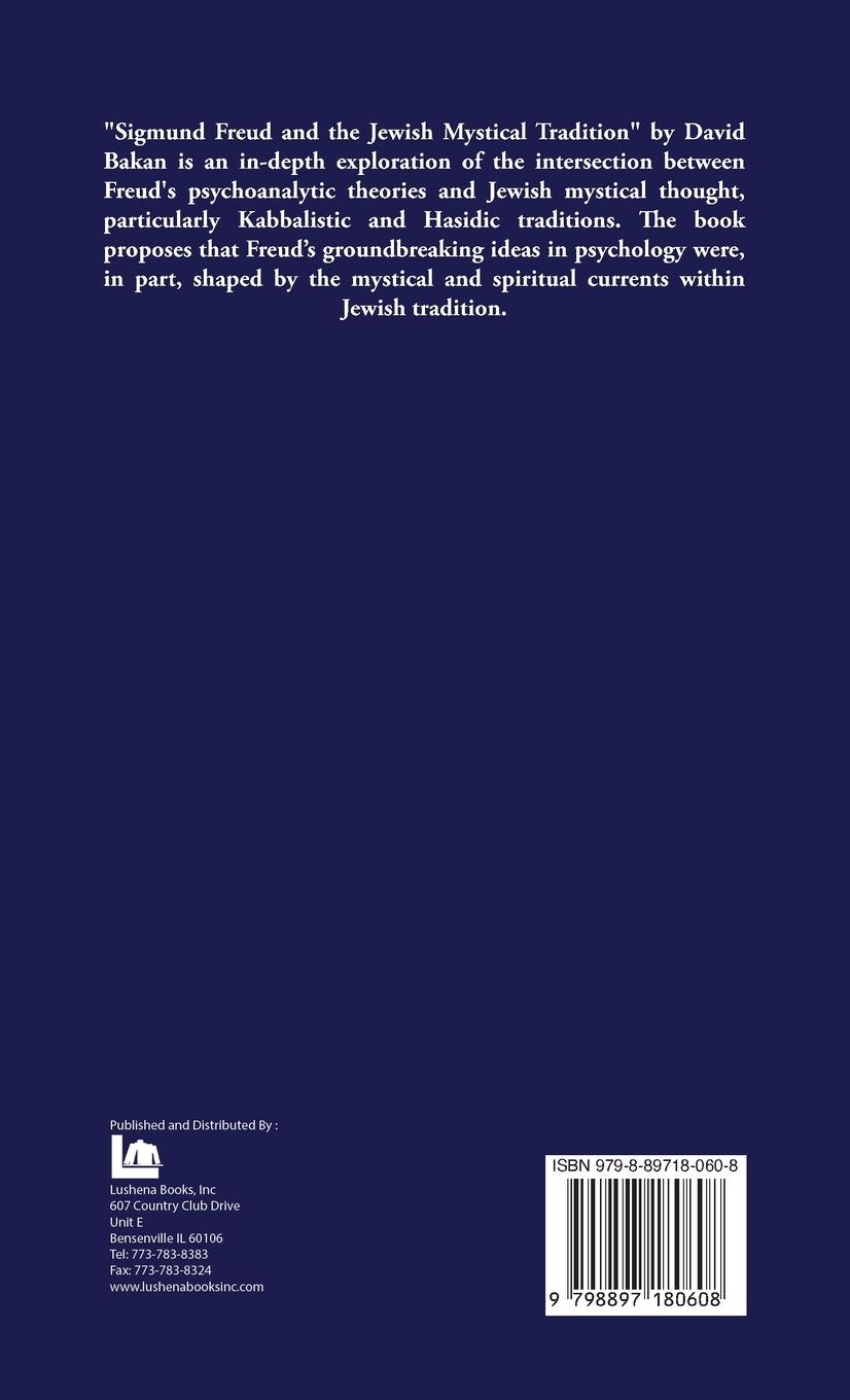 Rückseitencover Sigmund Freud and the Jewish Mystical Tradition