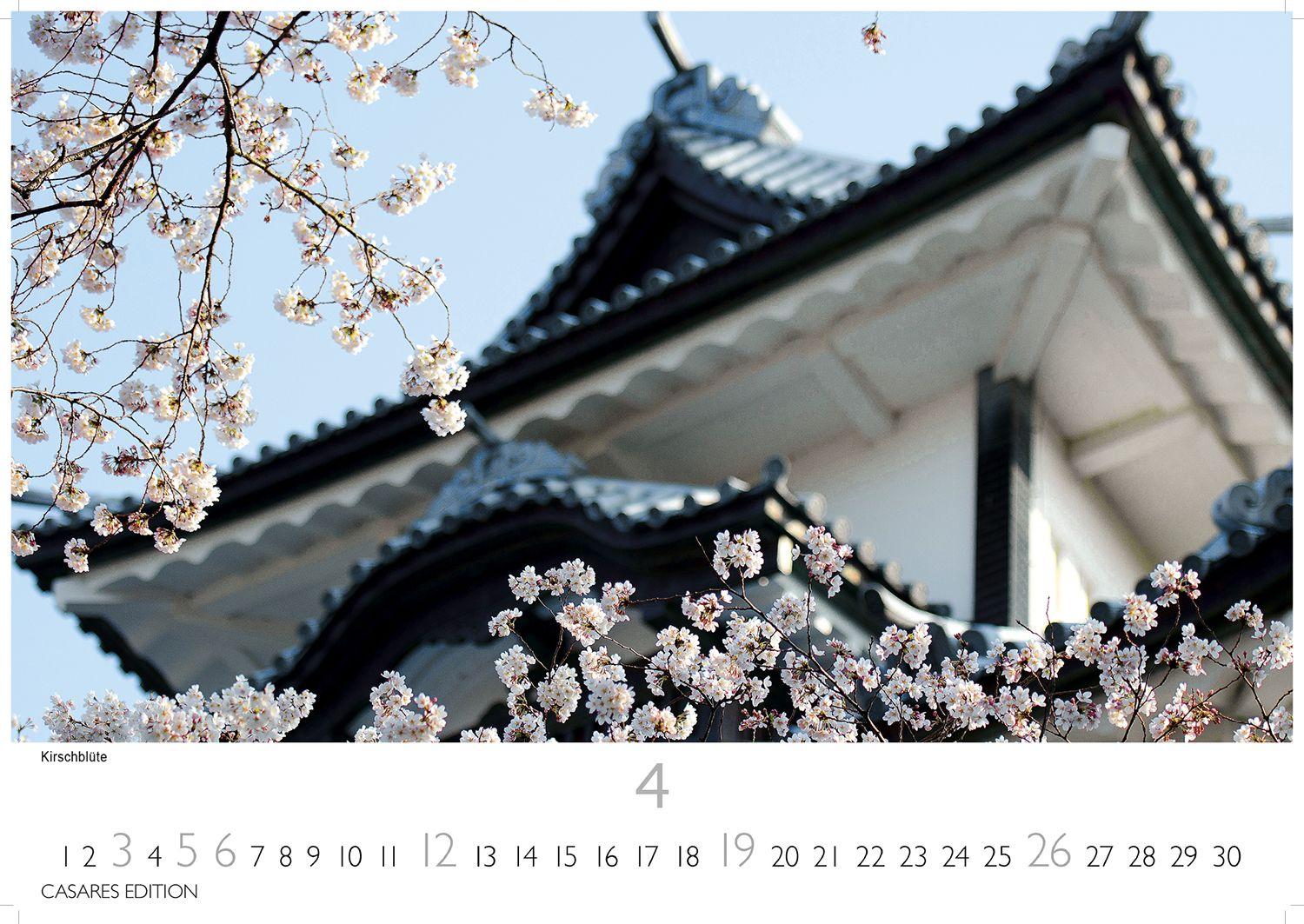 Beispielinhalt (Bild) Japan Kalender 2026 - Wandkalender | Fotokalender Asien 35x50cm Grosses Format - Hochwertiger . mit landestypischen Motiven | Perfekt für Japan-Liebhaber