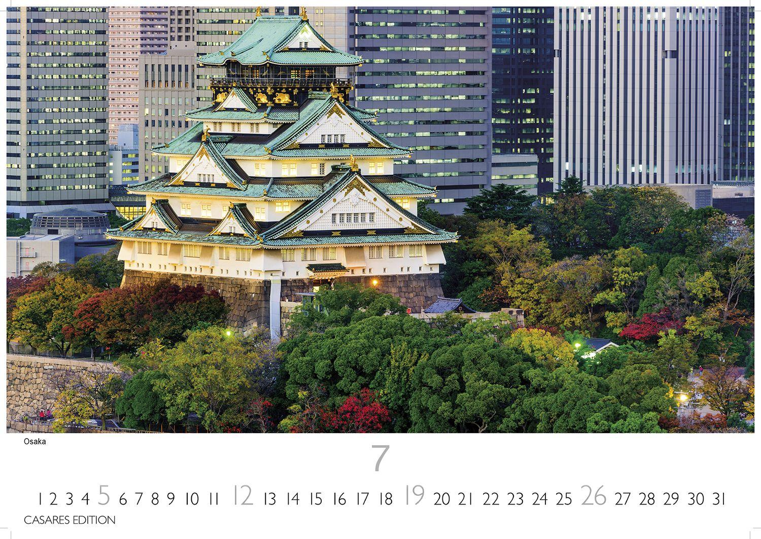 Beispielinhalt (Bild) Japan Kalender 2026 - Wandkalender | Fotokalender Asien 24x35cm - Hochwertiger . mit landestypischen Motiven | Perfekt für Japan-Liebhaber