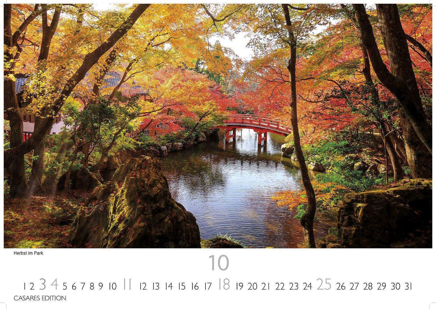 Beispielinhalt (Bild) Japan Kalender 2026 - Wandkalender | Fotokalender Asien 24x35cm - Hochwertiger . mit landestypischen Motiven | Perfekt für Japan-Liebhaber