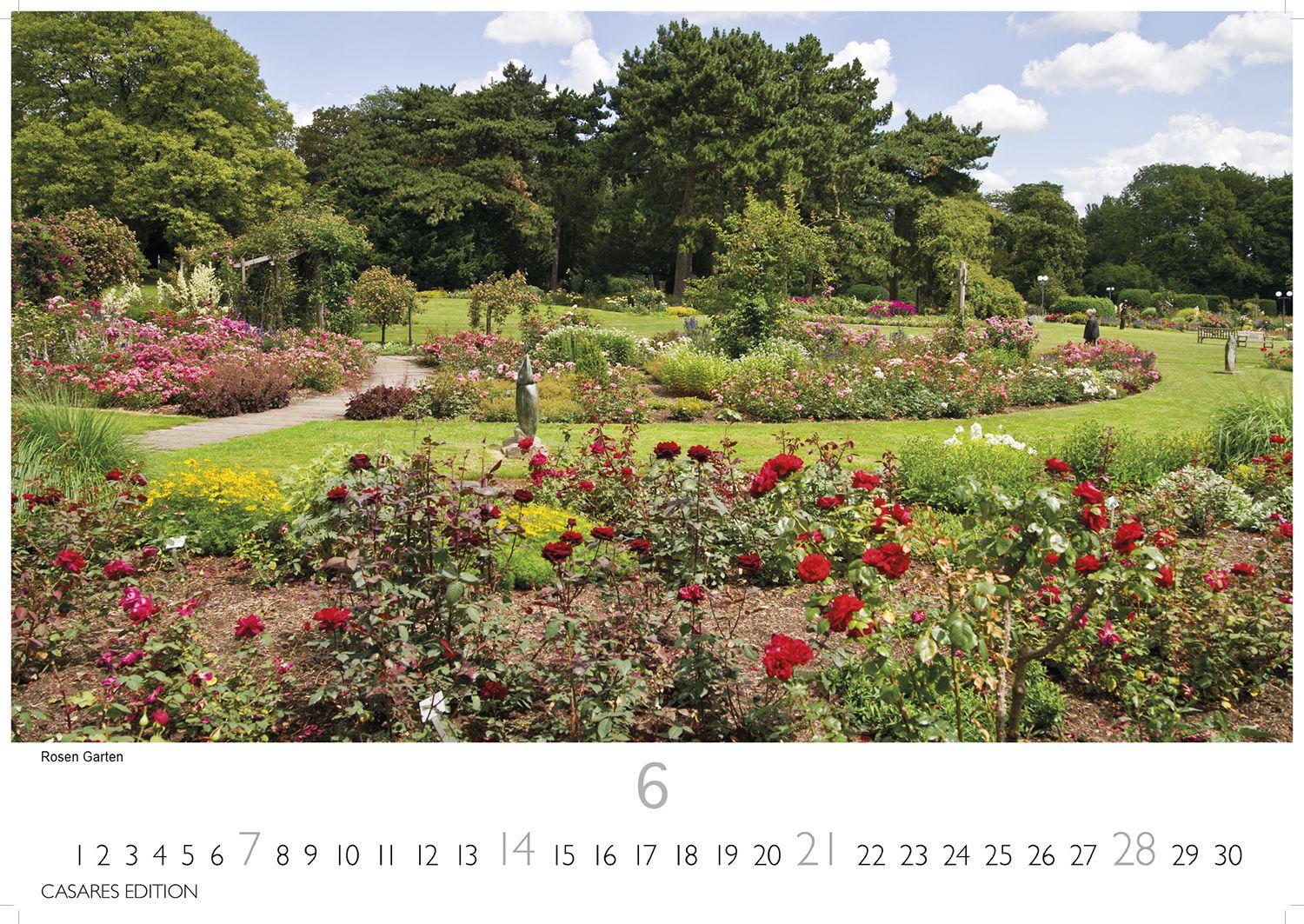 Beispielinhalt (Bild) Gärten der Welt Kalender 2026 - Wandkalender | Fotokalender Naturkalender 35x50cm - Wunderschöne Fotos der Gartenkultur aus aller Welt