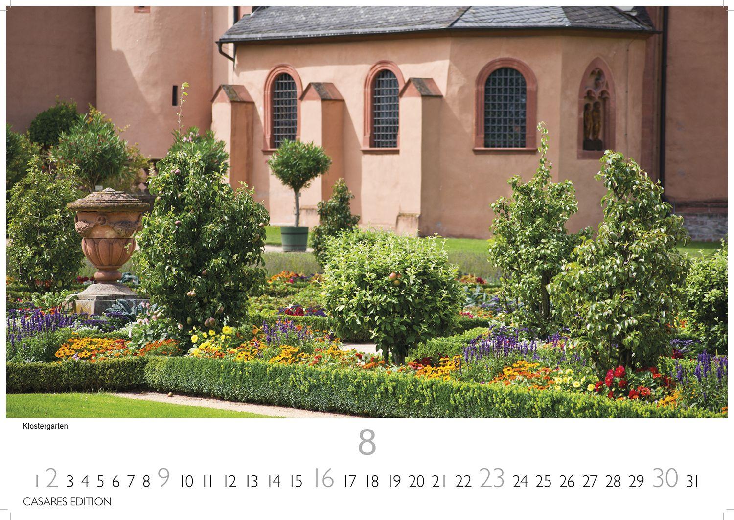 Beispielinhalt (Bild) Gärten der Welt Kalender 2026 - Wandkalender | Fotokalender Naturkalender 35x50cm - Wunderschöne Fotos der Gartenkultur aus aller Welt