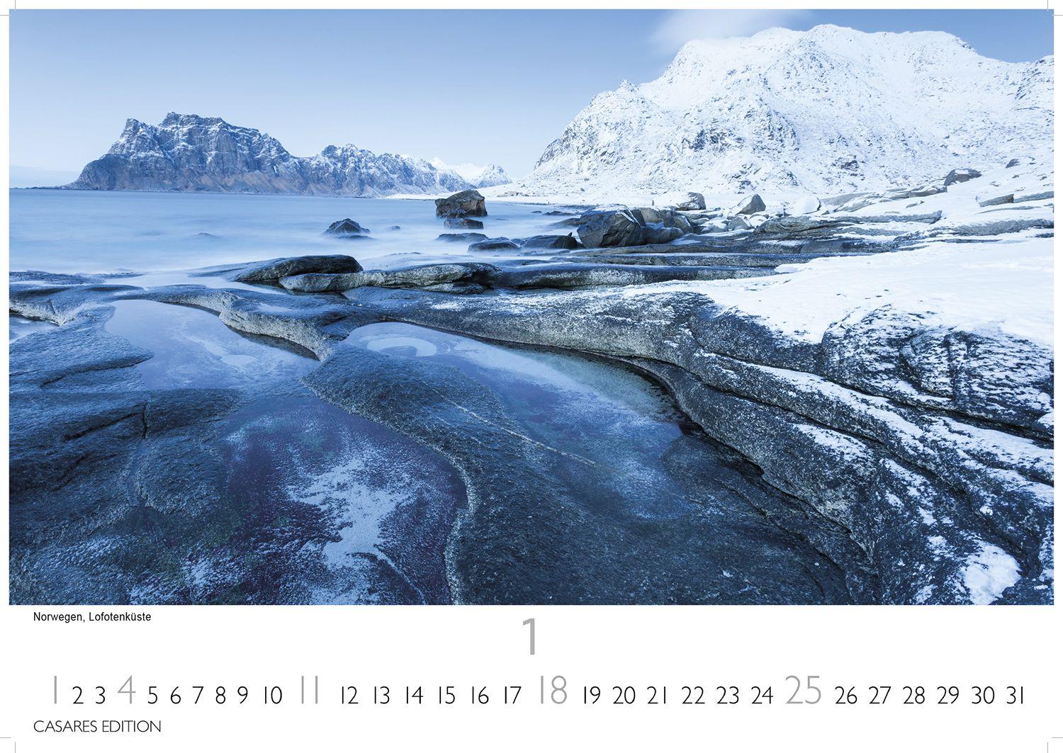 Beispielinhalt (Bild) Naturlandschaften Europas Kalender 2026 - Wandkalender | Fotokalender Naturkalender 24x35cm - mit atemberaubenden Naturbildern, Naturerlebnis Europa, . für Naturfreunde,