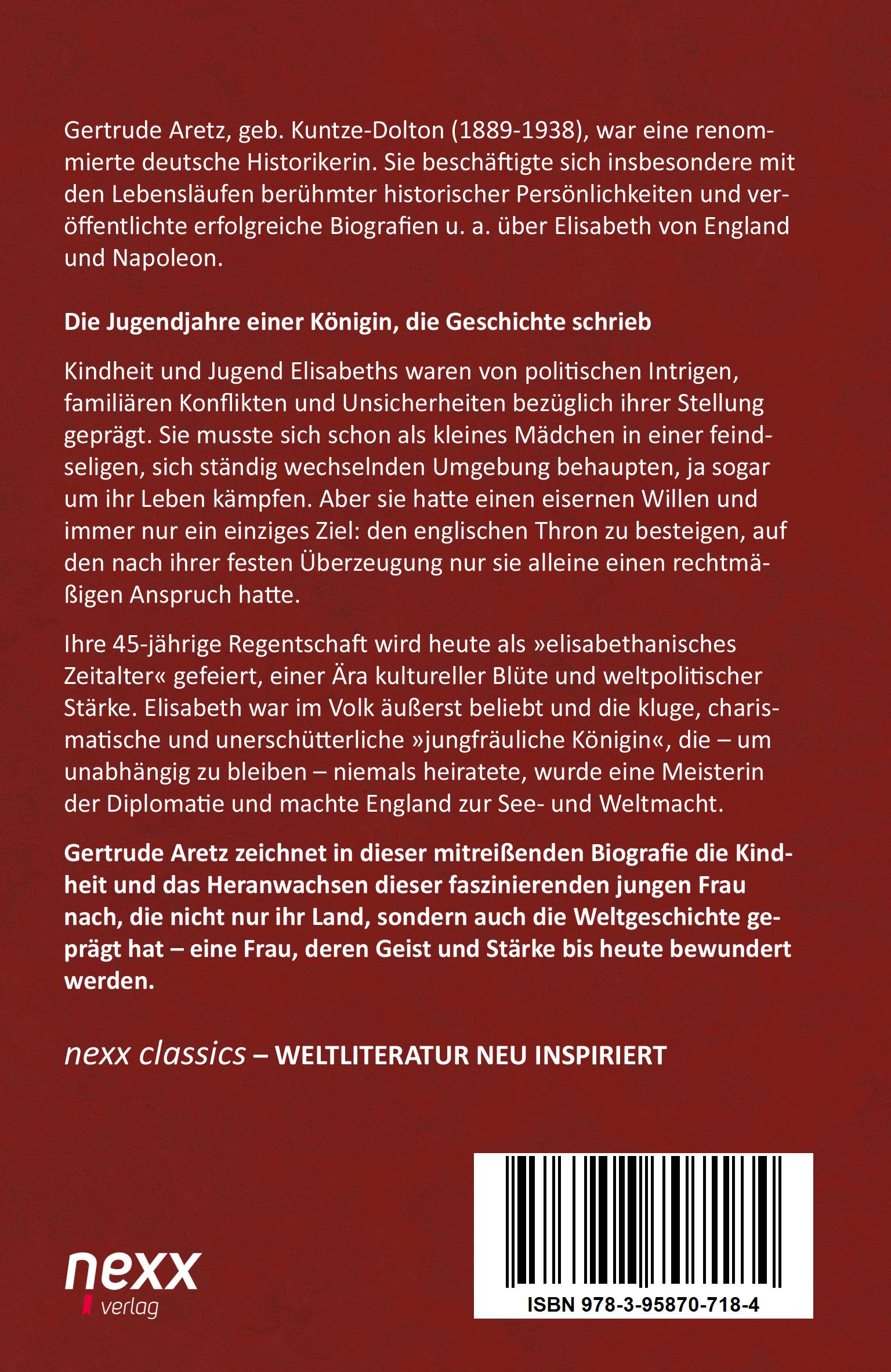 Rückseitencover Elisabeth von England