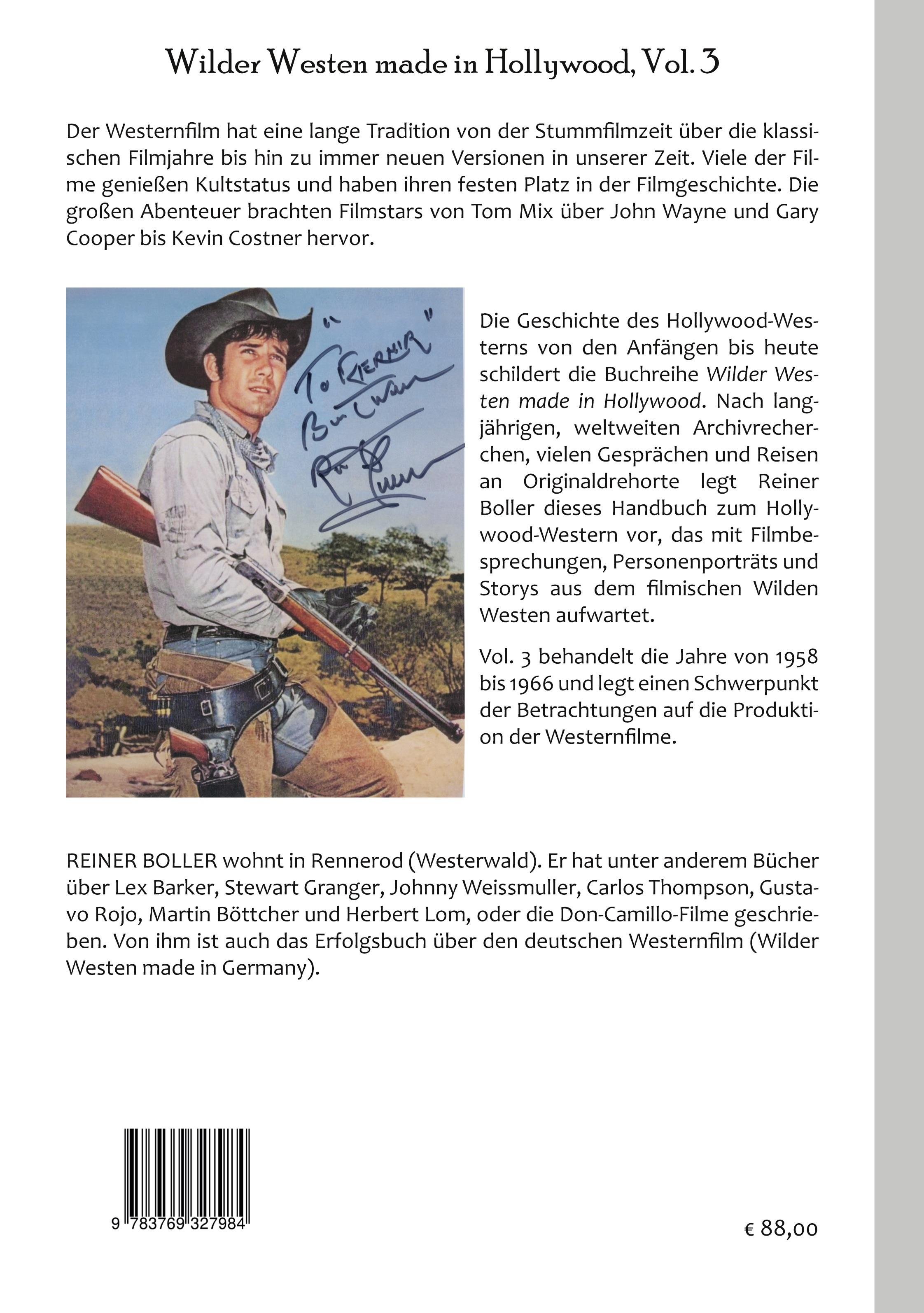 Rückseitencover Wilder Westen made in Hollywood Vol. 3