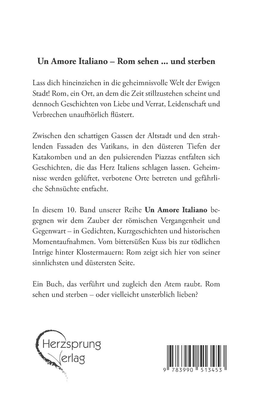Rückseitencover Rom sehen ... und sterben - Un Amore Italiano