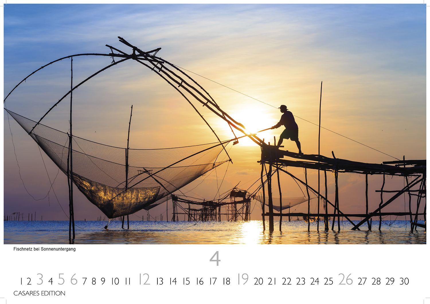 Beispielinhalt (Bild) Vietnam Kalender 2026 - Wandkalender | Fotokalender Asien 35x50cm Grosses Format - Fotos von Vietnams beeindruckenden Landschaften und traditionellem Leben