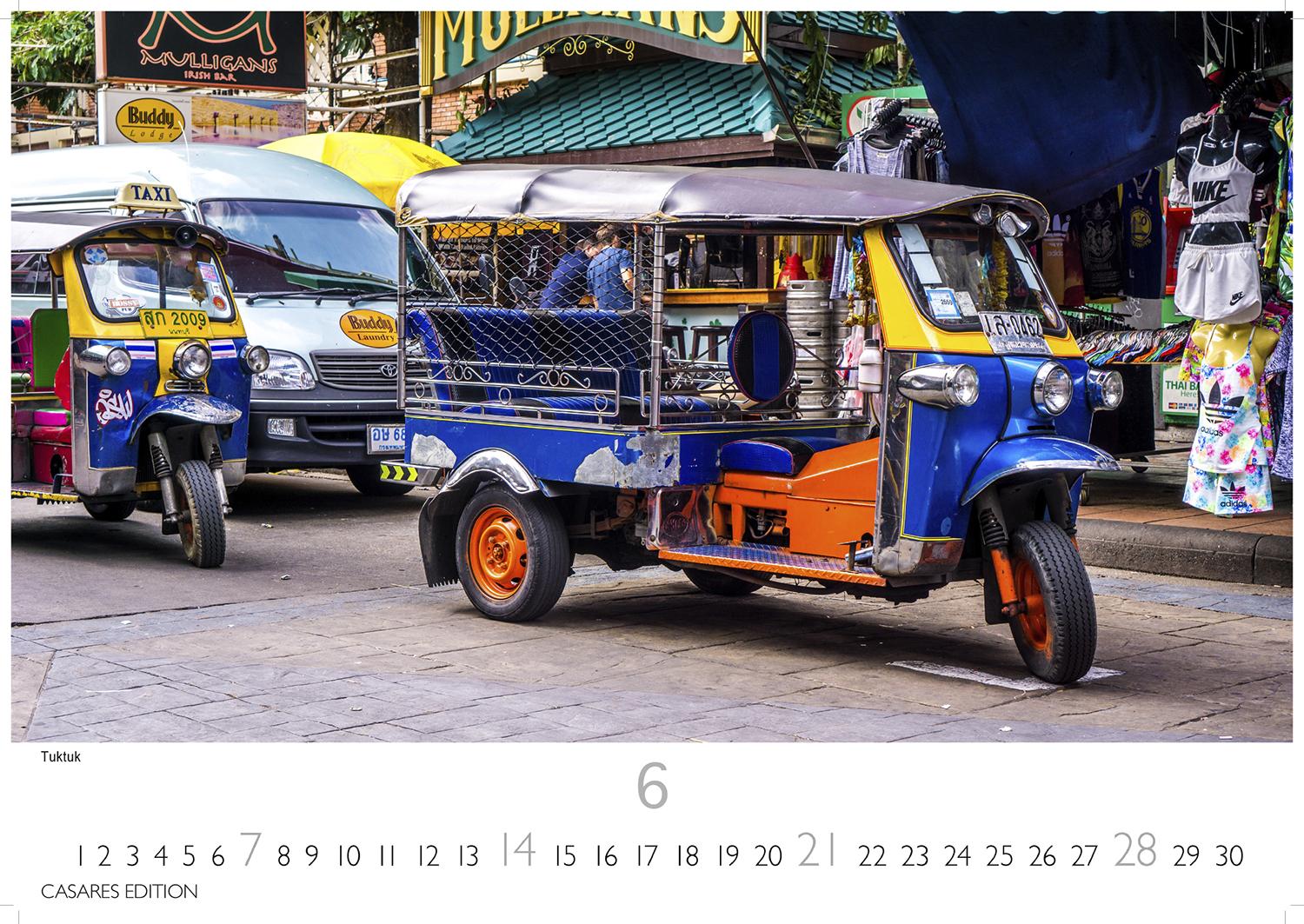 Beispielinhalt (Bild) Thailand Kalender 2026 - Wandkalender | Fotokalender Orient 35x50cm Grosses Format - Hochwertiger für 2026 - von der beeindruckenden Schönheit des Landes