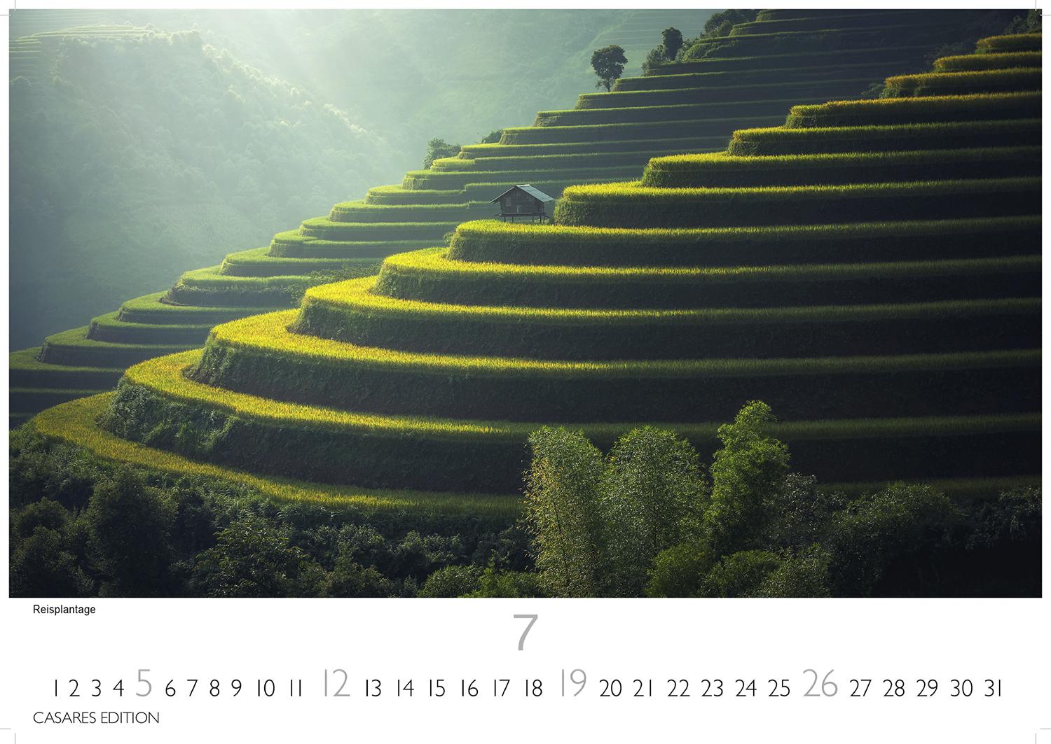 Beispielinhalt (Bild) Thailand Kalender 2026 - Wandkalender | Fotokalender Orient 35x50cm Grosses Format - Hochwertiger für 2026 - von der beeindruckenden Schönheit des Landes