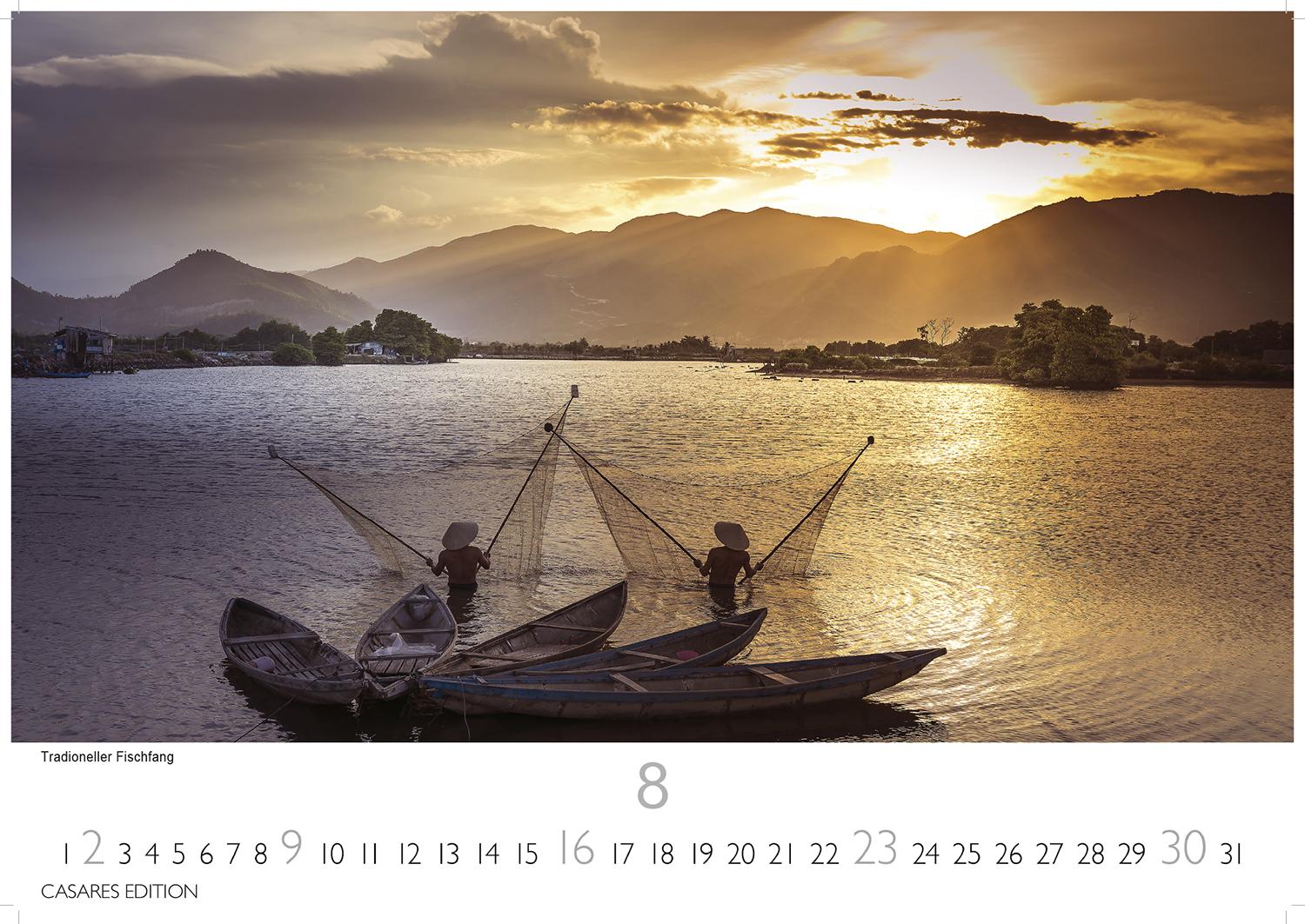 Beispielinhalt (Bild) Thailand Kalender 2026 - Wandkalender | Fotokalender Orient 35x50cm Grosses Format - Hochwertiger für 2026 - von der beeindruckenden Schönheit des Landes