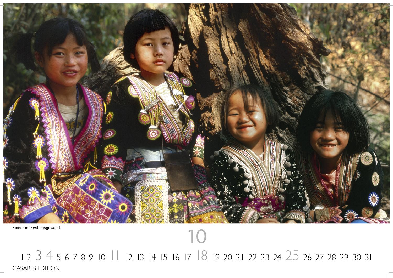 Beispielinhalt (Bild) Thailand Kalender 2026 - Wandkalender | Fotokalender Orient 35x50cm Grosses Format - Hochwertiger für 2026 - von der beeindruckenden Schönheit des Landes