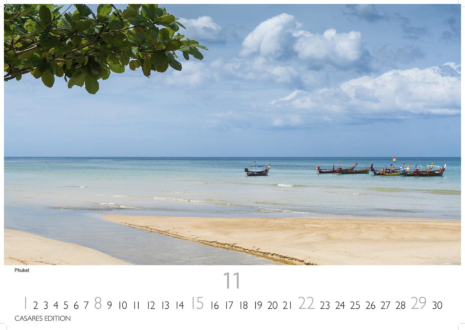 Beispielinhalt (Bild) Thailand Kalender 2026 - Wandkalender | Fotokalender Orient 35x50cm Grosses Format - Hochwertiger für 2026 - von der beeindruckenden Schönheit des Landes